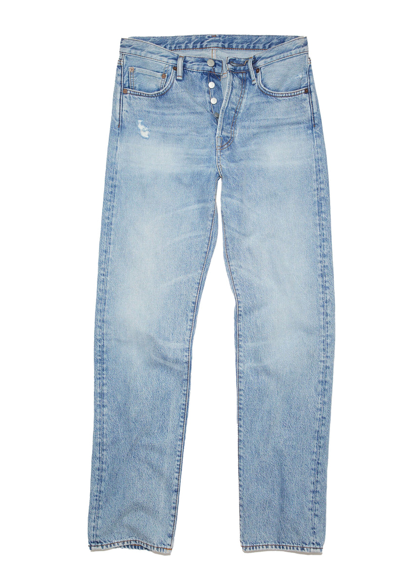 ACNE STUDIOS - REGULAR FIT JEANS 1996 LIGHT BLUE – SOLAR MTP