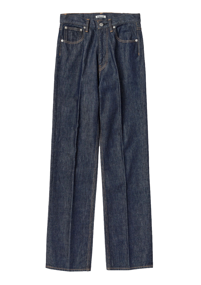 AURALEE - HARD TWIST DENIM 5P PANTS INDIGO – SOLAR MTP