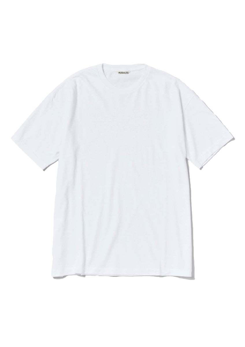 AURALEE (オーラリー)SEAMLESS HI NECK L/S TEE(A00T03ST)/White