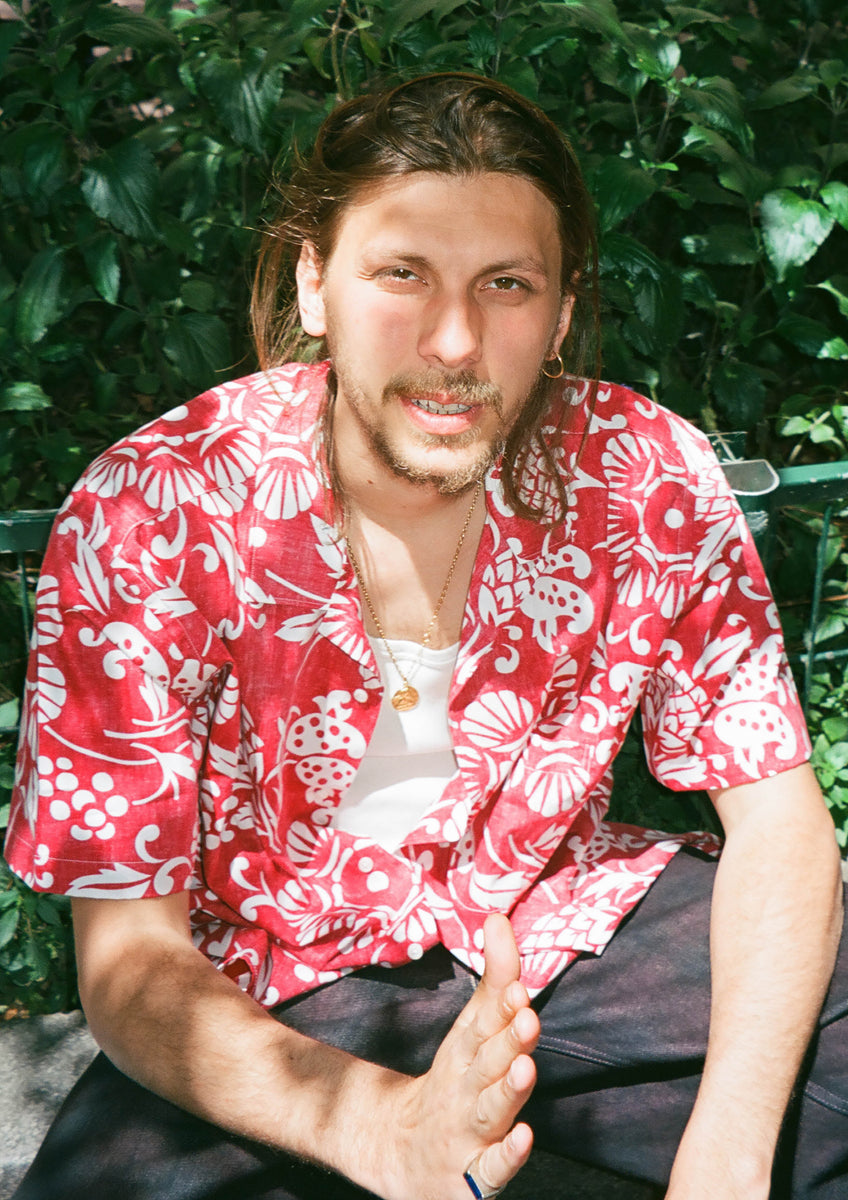 GITMAN VINTAGE - RED DUKE'S PAREO POPOVER CAMP SHIRT – SOLAR MTP