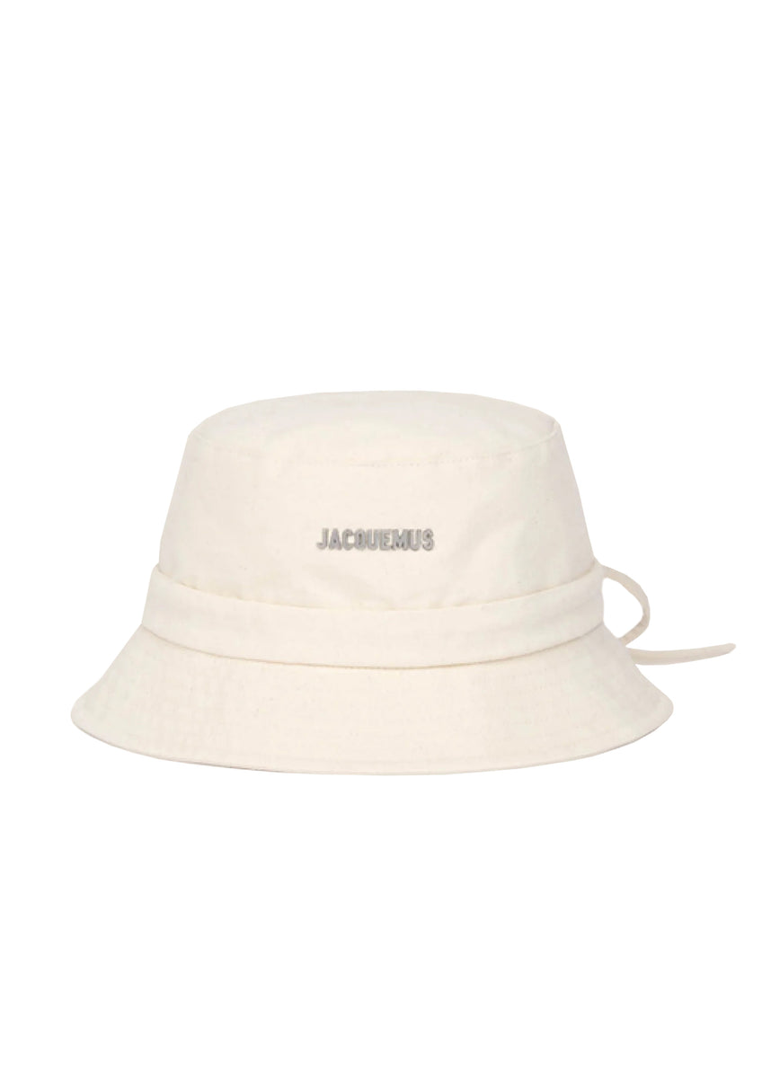 ハット JACQUEMUS 'Le Bob Belo' bucket hat (245AC6482379 WHITE) Jacquemus White Le Bob Bucket Hat Jacquemus