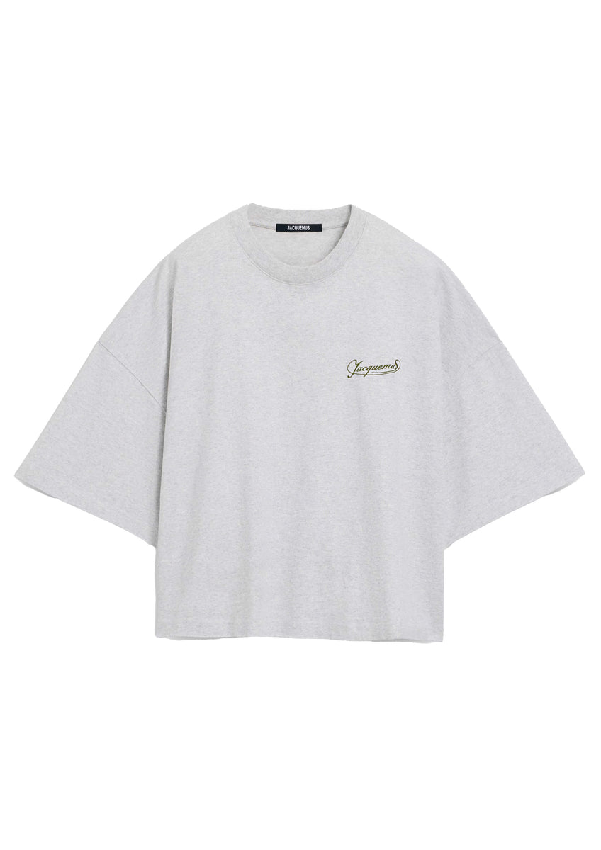 JACQUEMUS - LE T-SHIRT CORTO UNI CLUB GREY – SOLAR MTP