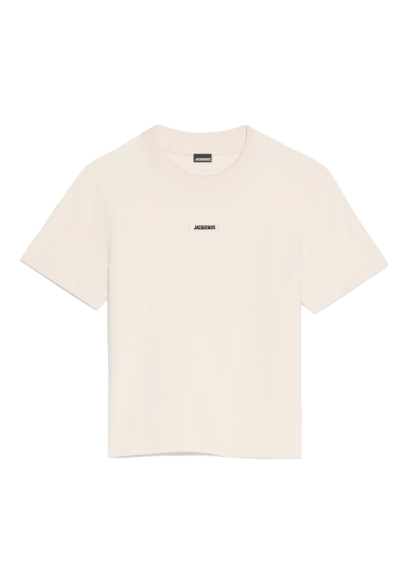 JACQUEMUS - LE T-SHIRT GROS GRAIN LIGHT BEIGE WOMEN – SOLAR MTP