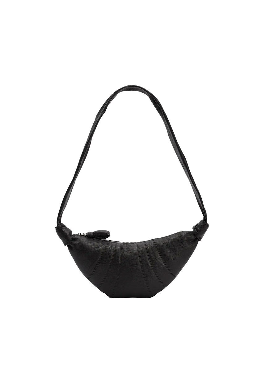LEMAIRE - SMALL CROISSANT BAG BLACK – SOLAR MTP