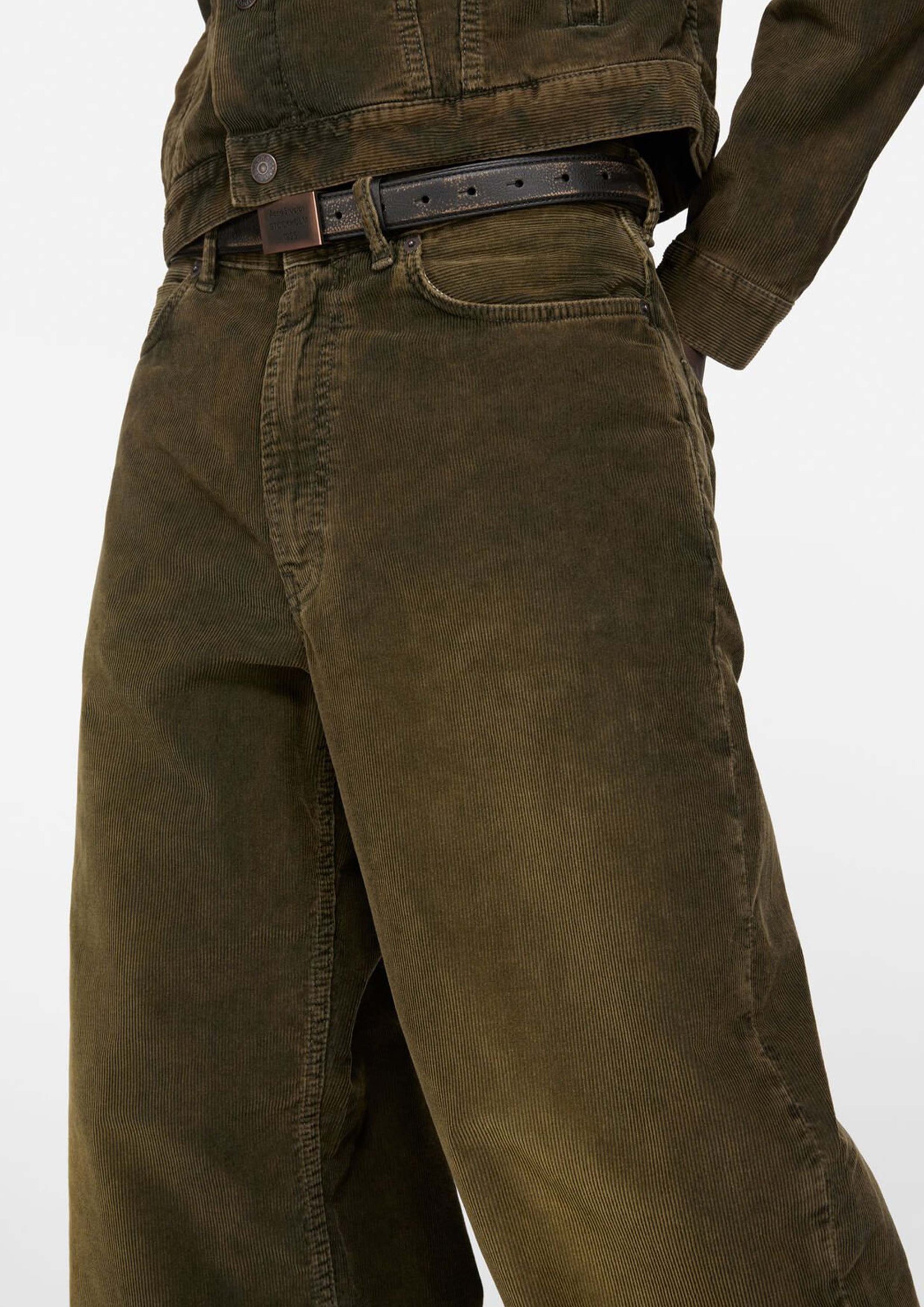 ACNE STUDIOS - CORDUROY TROUSERS OLIVE GREEN – SOLAR MTP