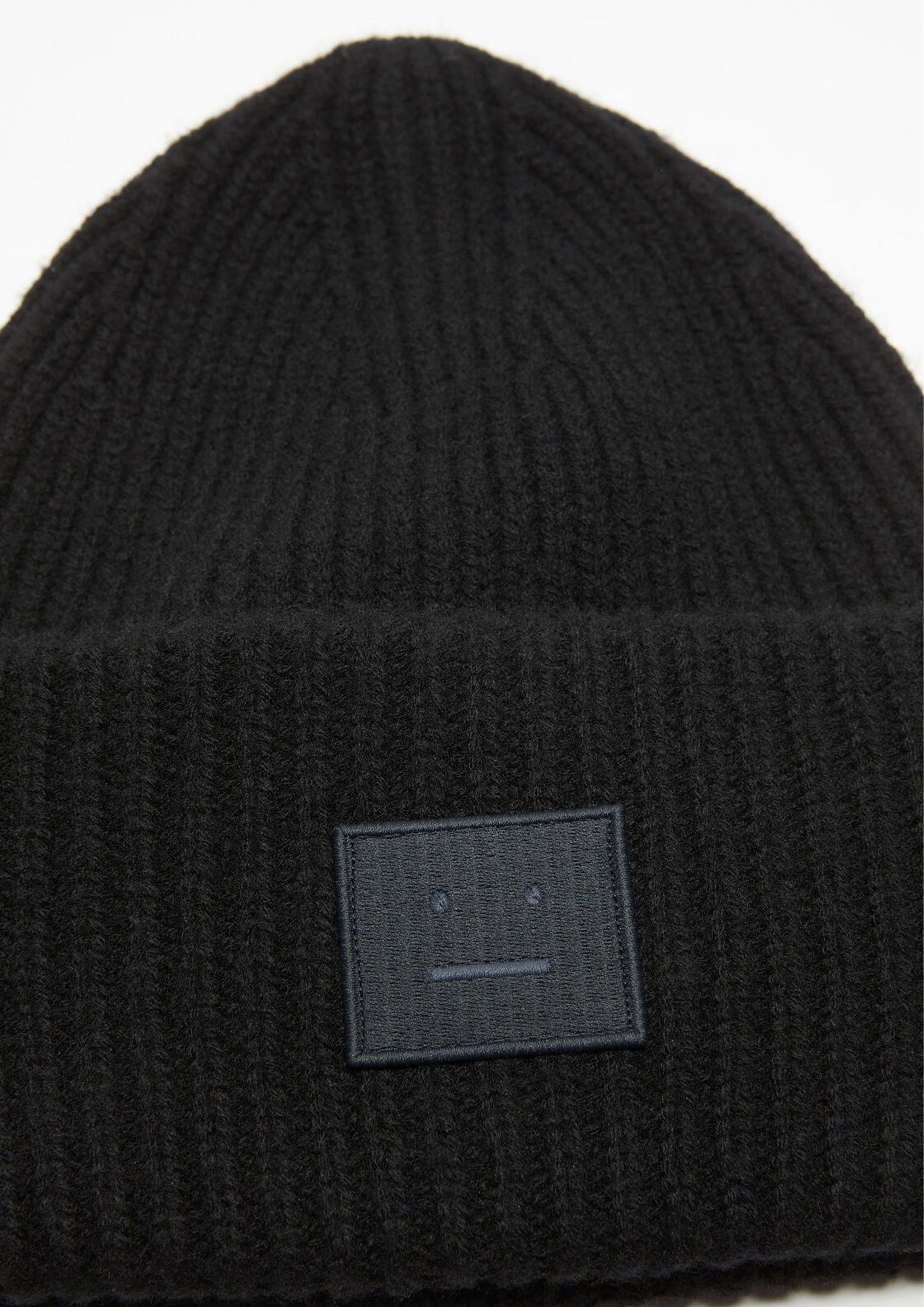 [Acne Studios]★Face Logo Line Stone Beanie★関税込 ACNE STUDIOS - LARGE FACE LOGO BEANIE BLACK – SOLAR MTP