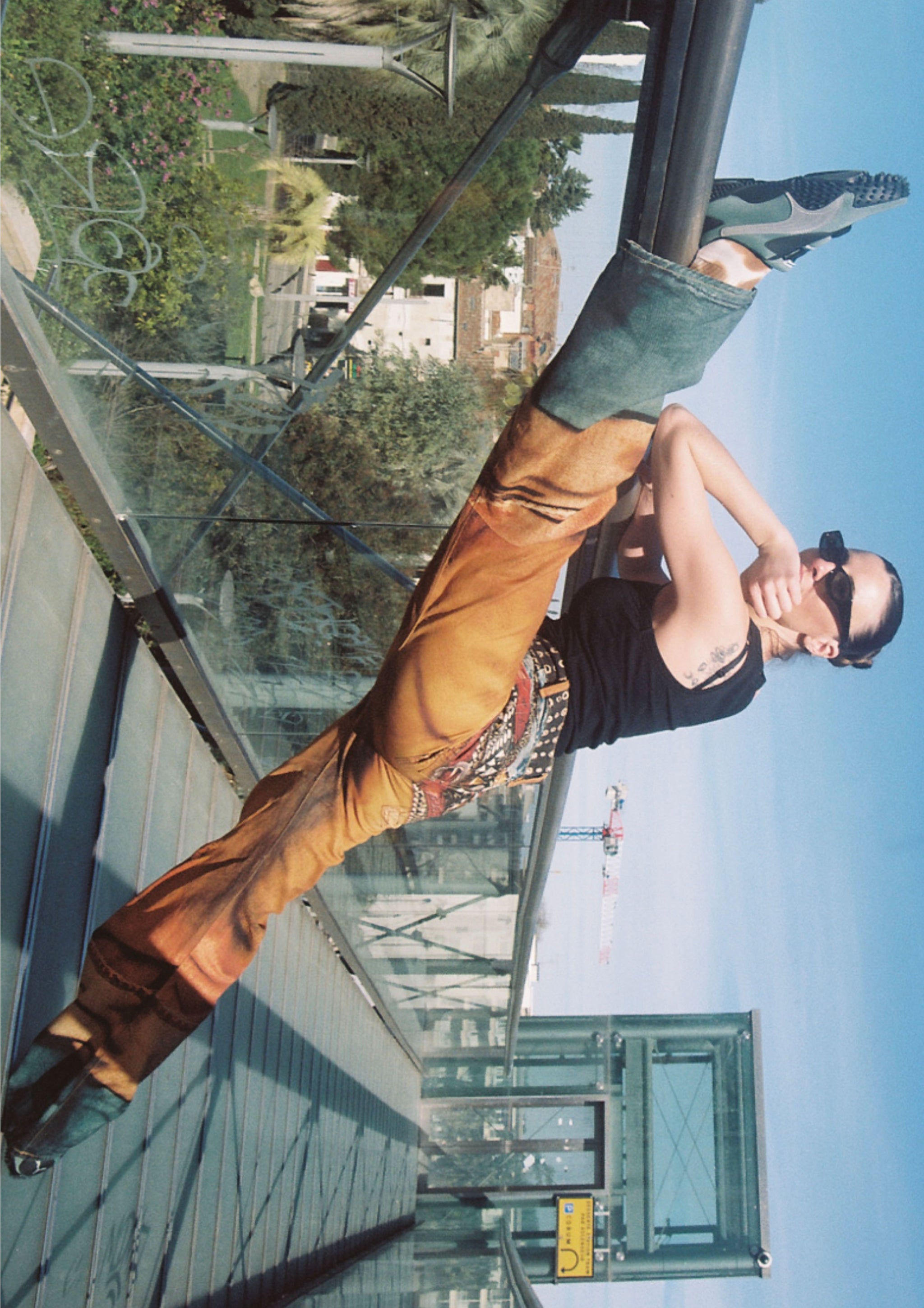 ACNE STUDIOS - LOOSE FIT JEANS - 2006M RUST ORANGE – SOLAR MTP