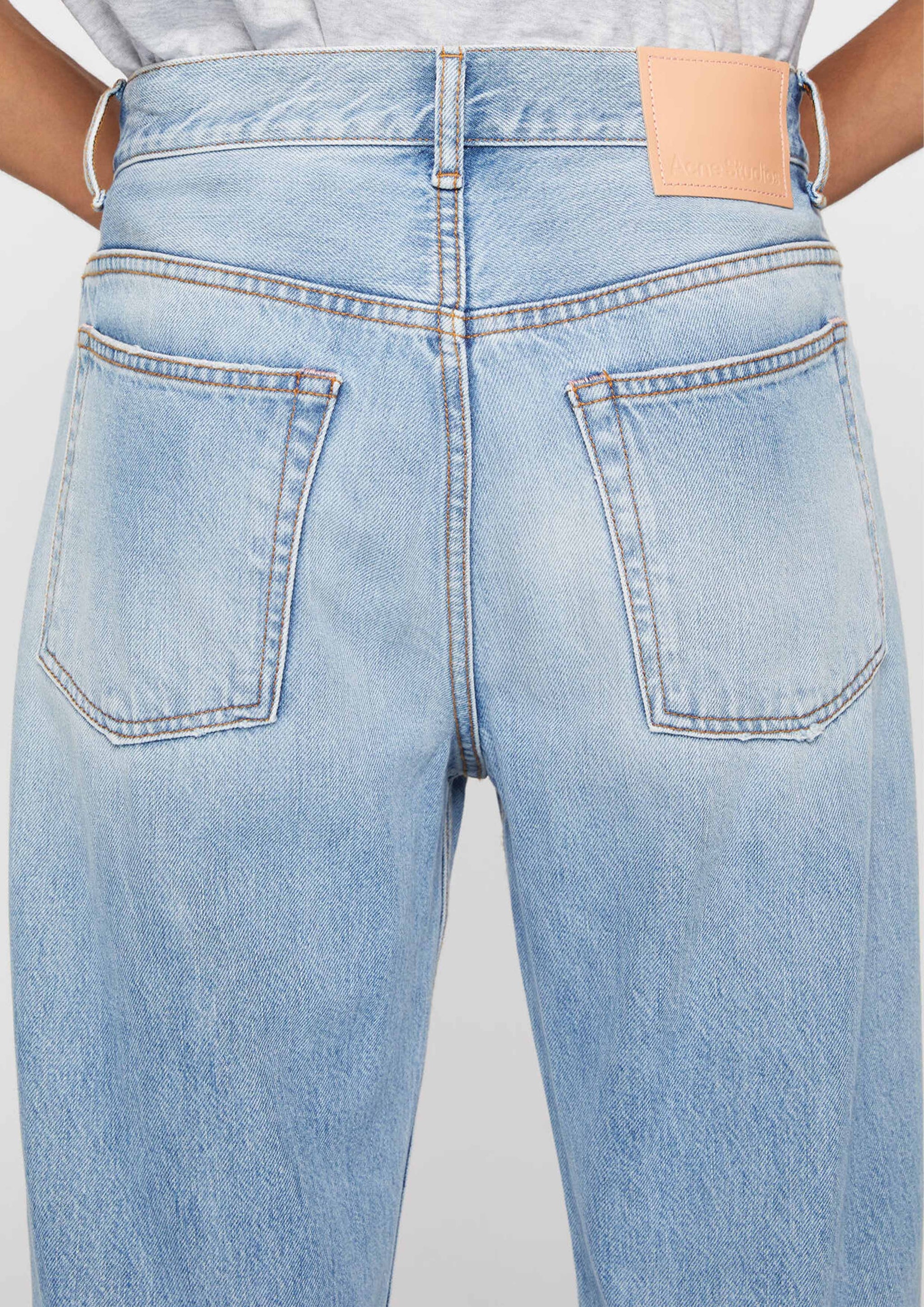 ACNE STUDIOS - LOOSE FIT JEANS - 2021M LIGHT BLUE VINTAGE – SOLAR MTP