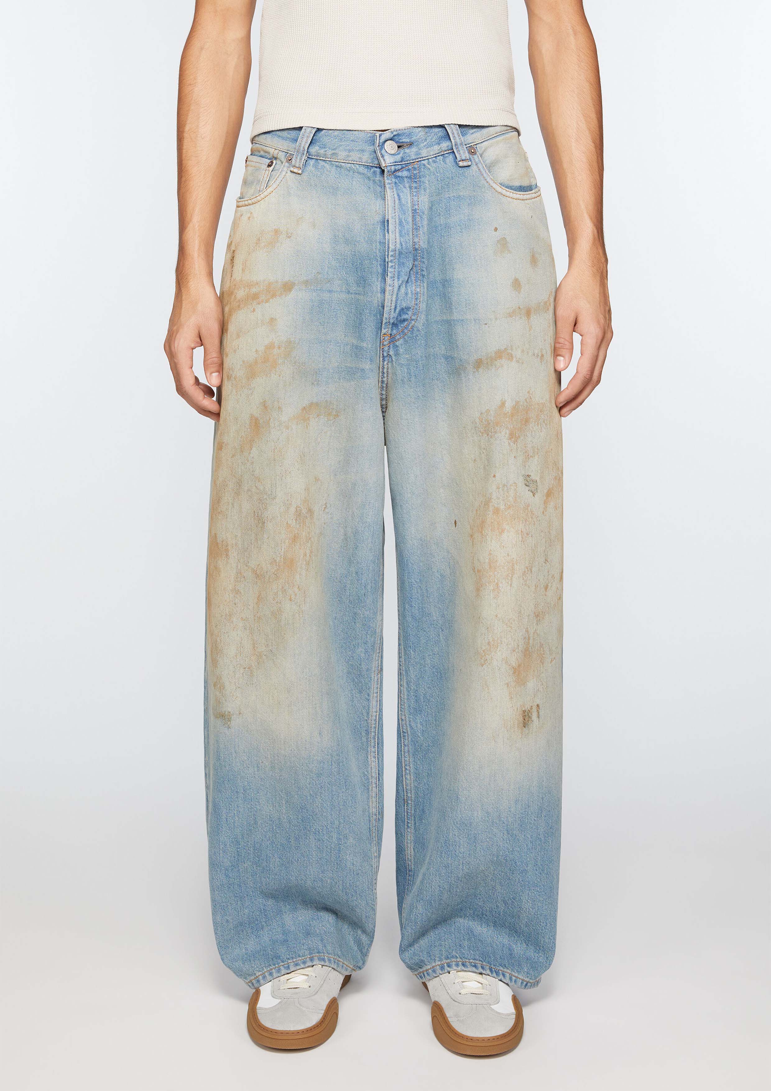 ACNE STUDIOS - SUPER BAGGY FIT JEANS - 2023 MID BLUE – SOLAR MTP ACNE STUDIOS - SUPER BAGGY FIT JEANS - 2023 MID BLUE – SOLAR MTP