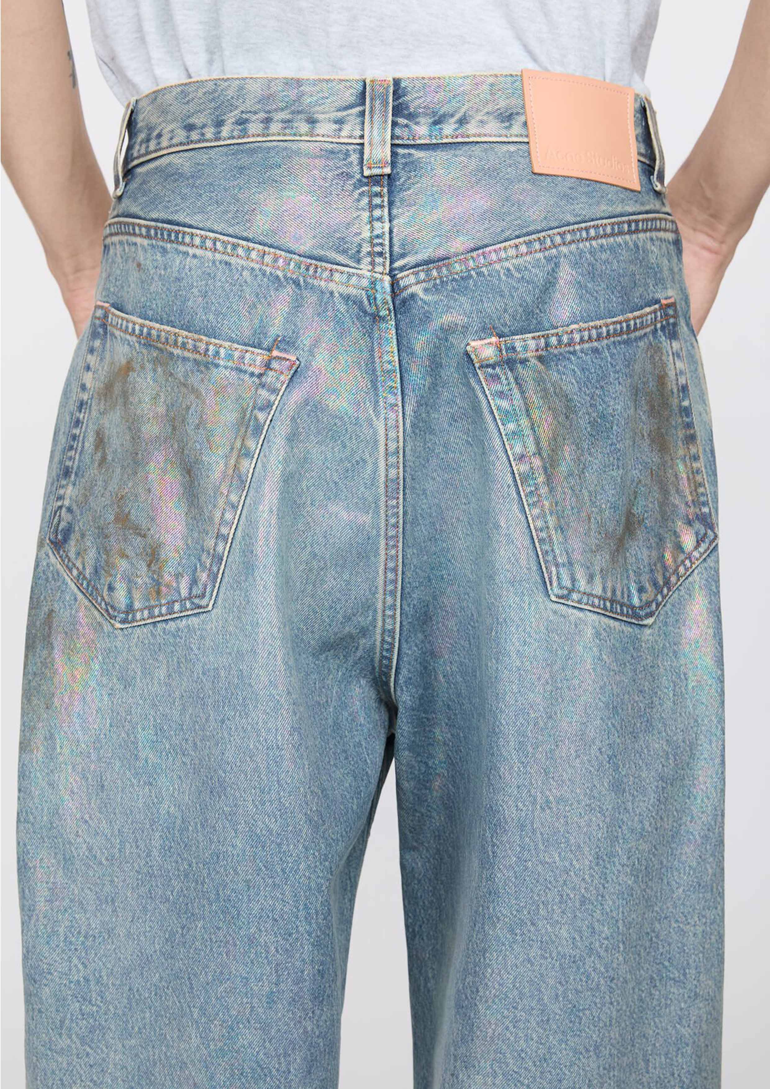 ACNE STUDIOS - SUPER BAGGY FIT JEANS - 2023 MID BLUE – SOLAR MTP
