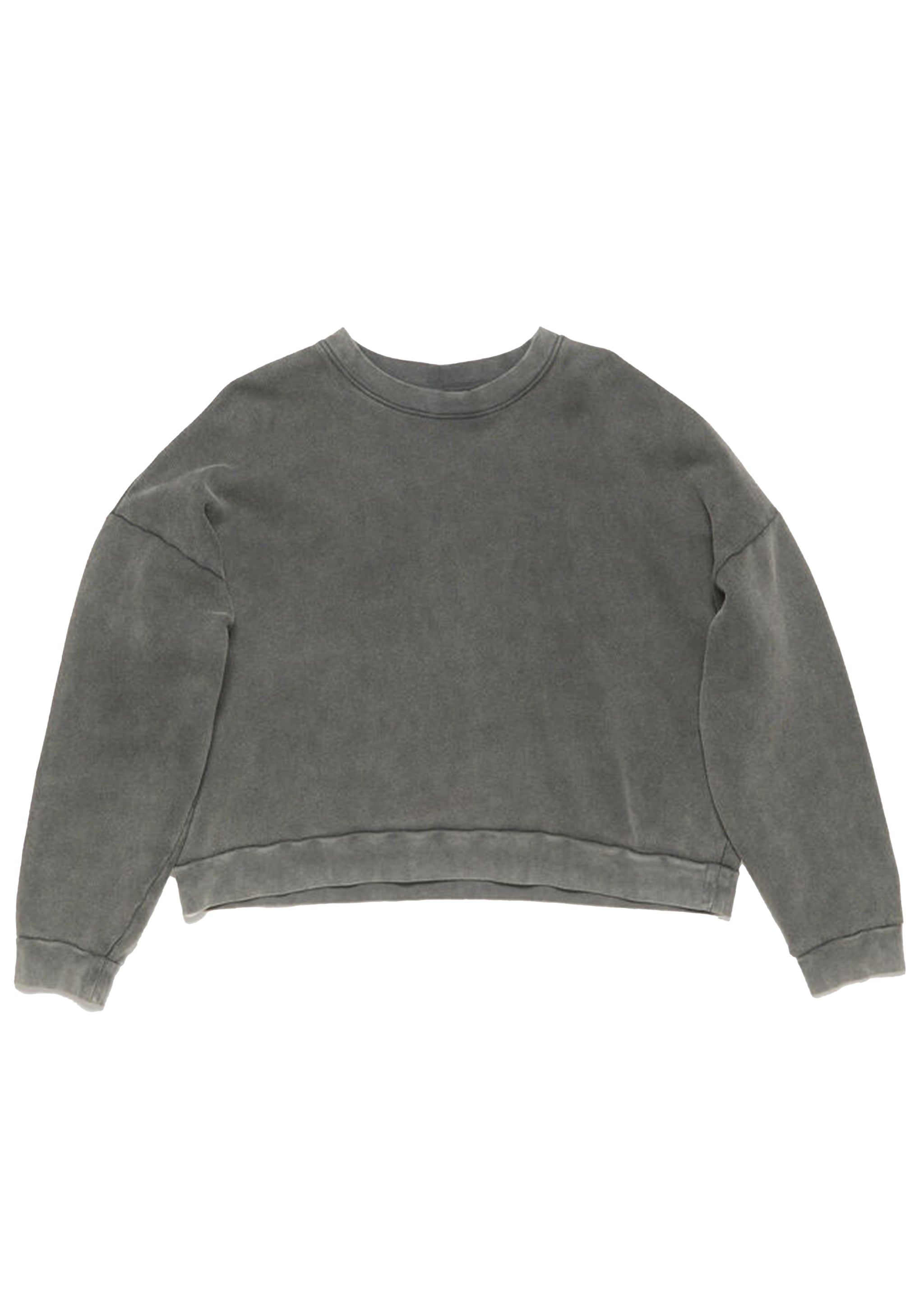 ACNE STUDIOS SWEATER LOGO PATCH FADED BLACK