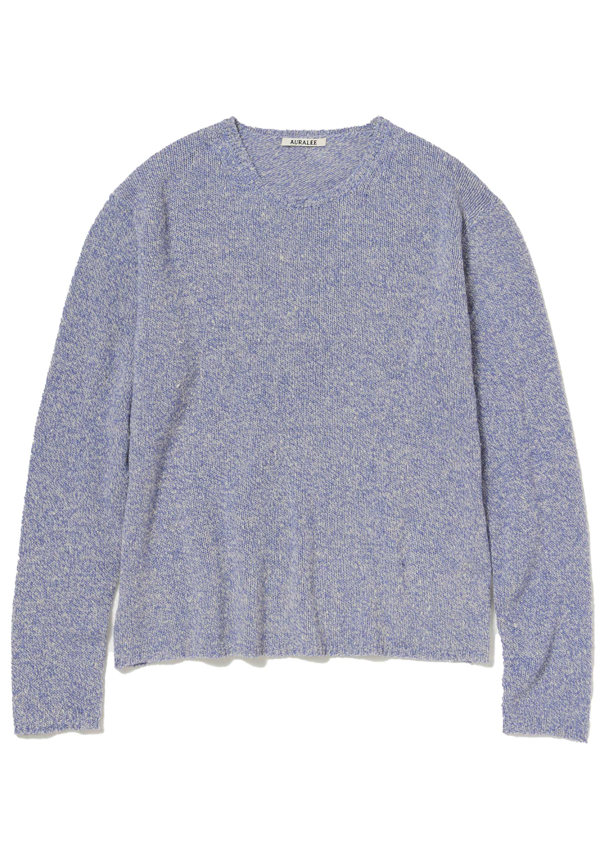 AURALEE - AIRY SILK WOOL KNIT P/O TOP LIGHT PURPLE – SOLAR MTP