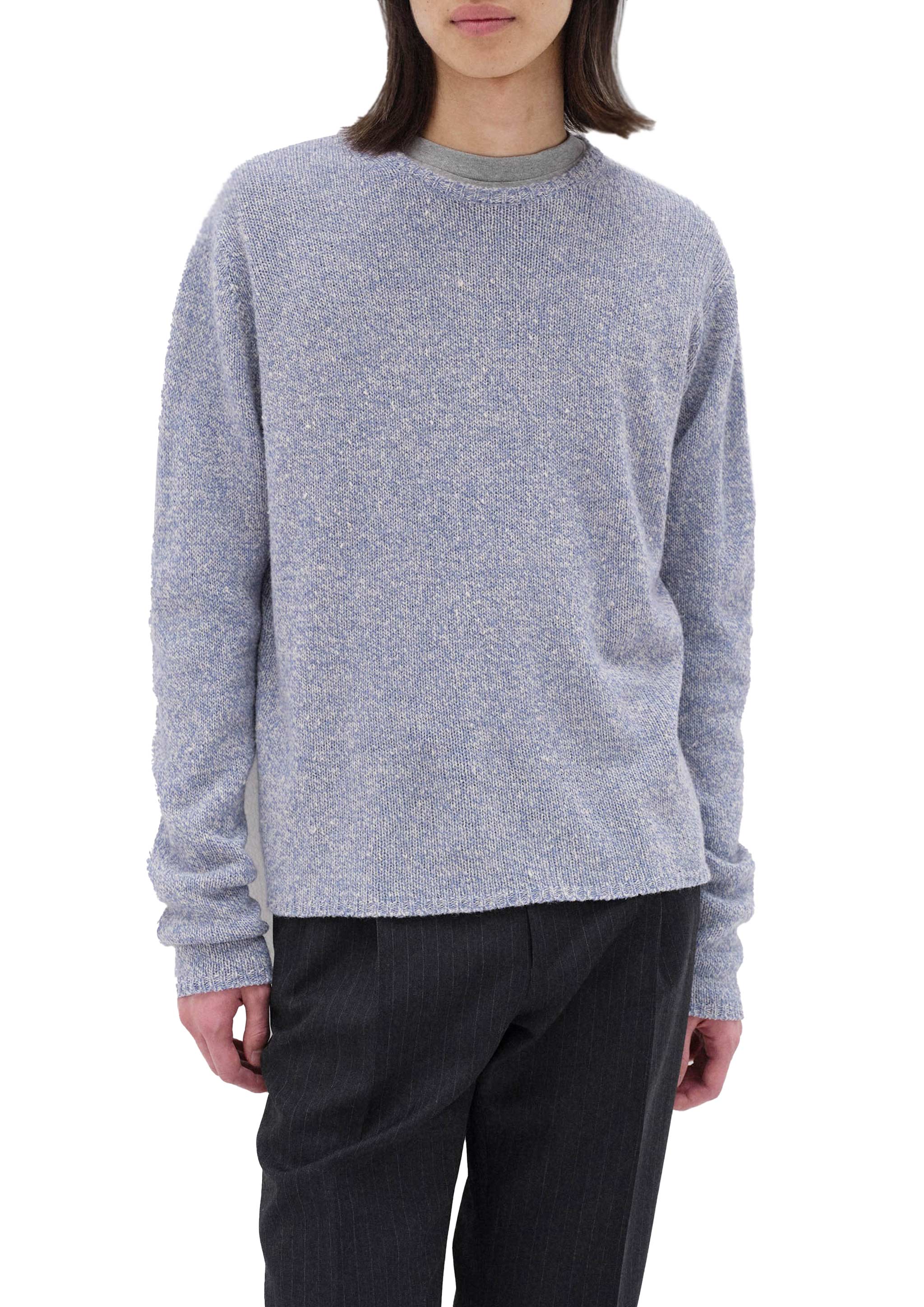 AURALEE - AIRY SILK WOOL KNIT P/O TOP LIGHT PURPLE – SOLAR MTP