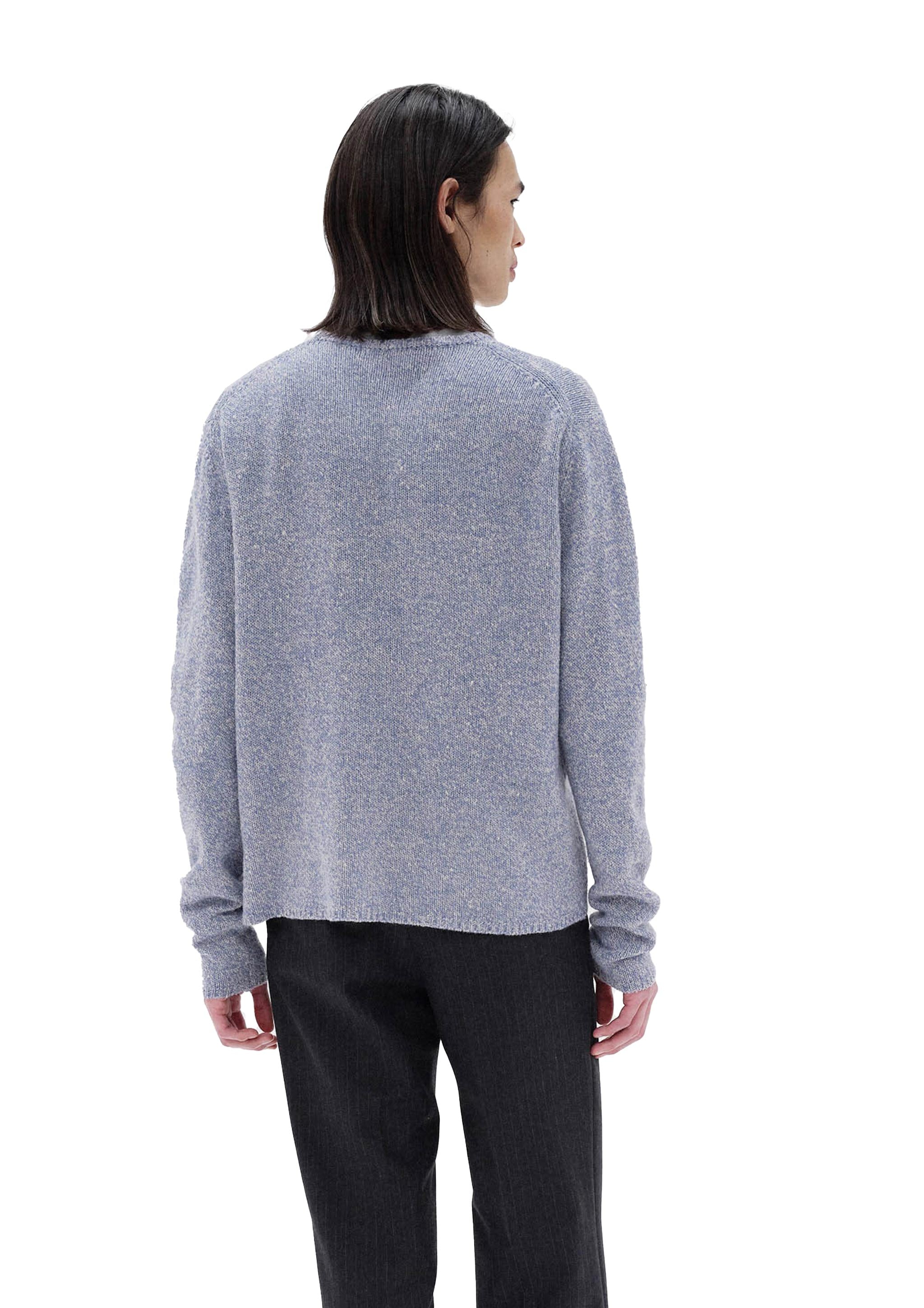 トップス AURALEE AIRY SILK WOOL KNIT P/O AURALEE - AIRY SILK WOOL KNIT P/O TOP LIGHT PURPLE – SOLAR MTP
