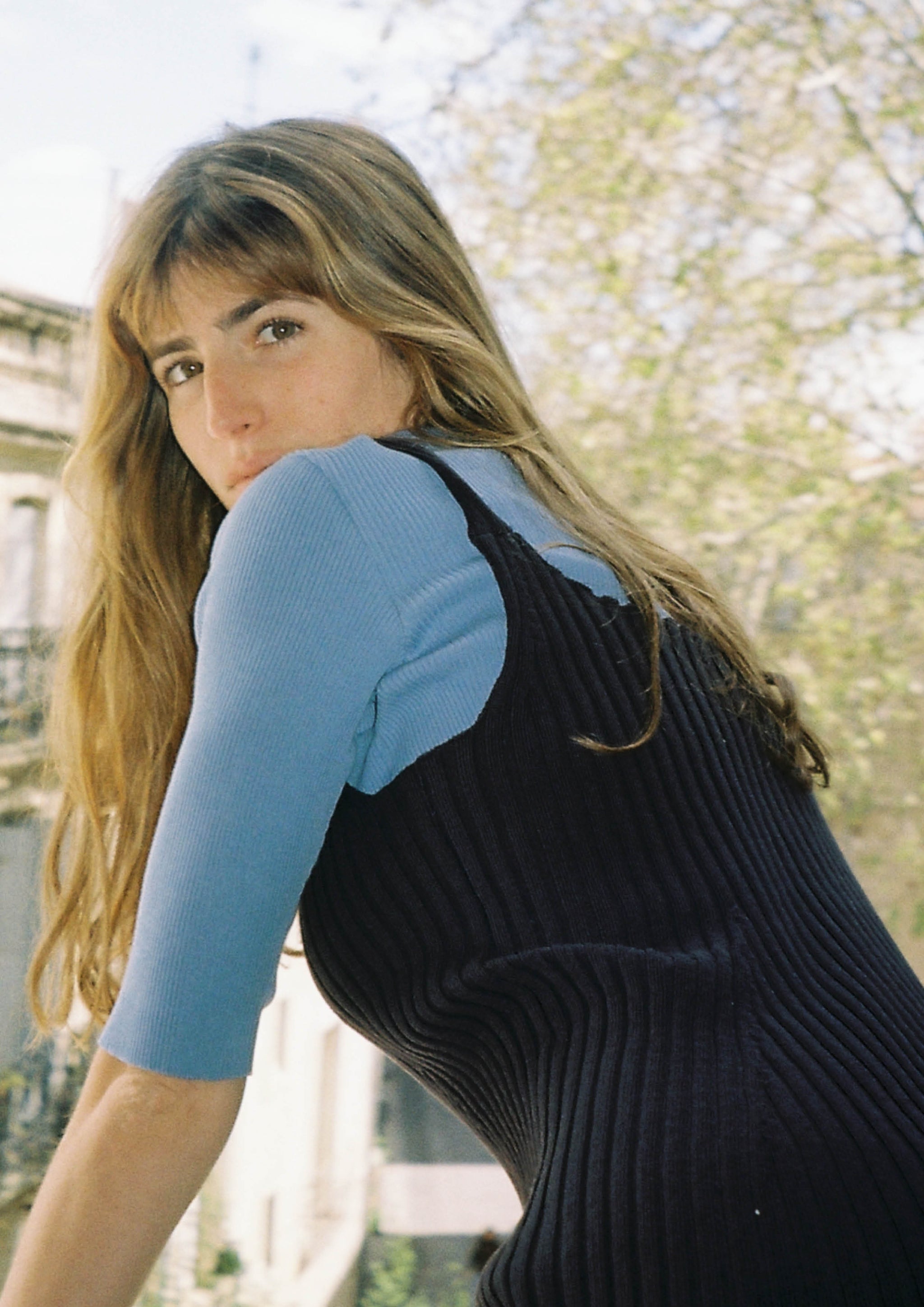 売れ筋がひ新作！ - AURALEE GIZA BLUE LIGHT CARDIGAN SHORT KNIT RIB GAUGE HIGH トップス