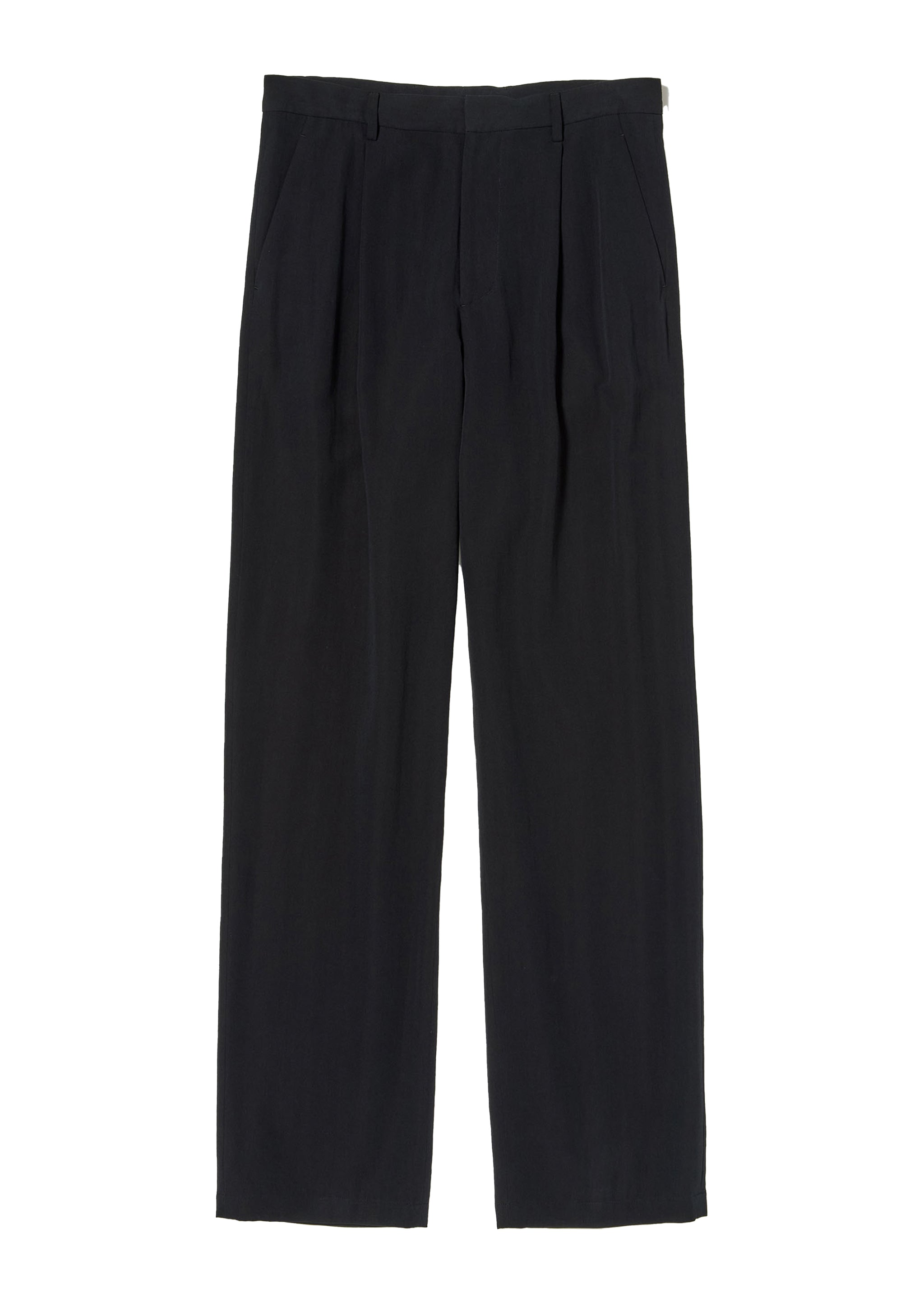 AURALEE - LIGHT COTTON WOOL VIYELLA SLACKS BLACK – SOLAR MTP