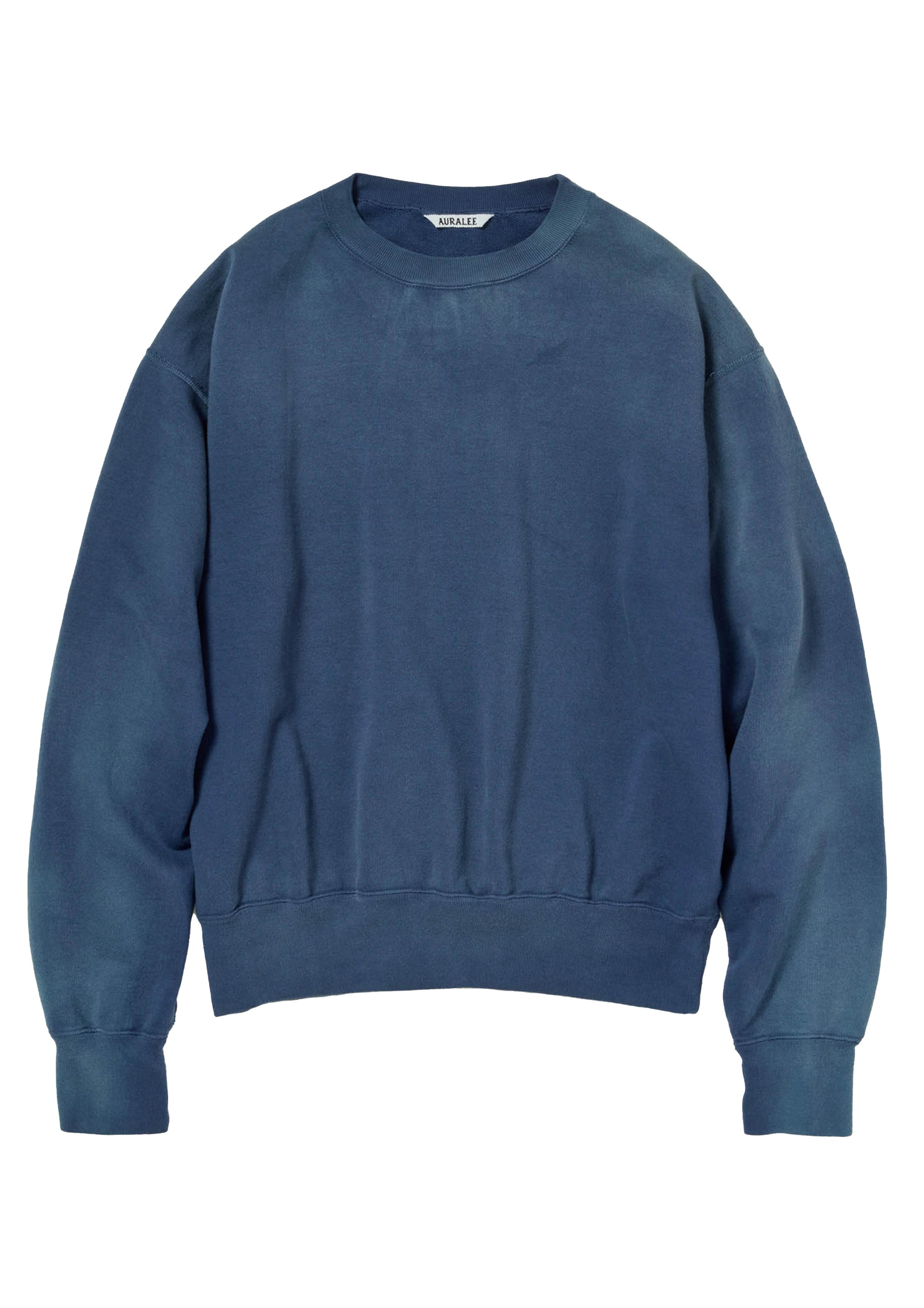 トップス PRODUCT DYED PIMA LIGHT SWEAT Navy 4 AURALEE - PRODUCT DYED PIMA LIGHT SWEAT P/O LIGHT NAVY – SOLAR MTP