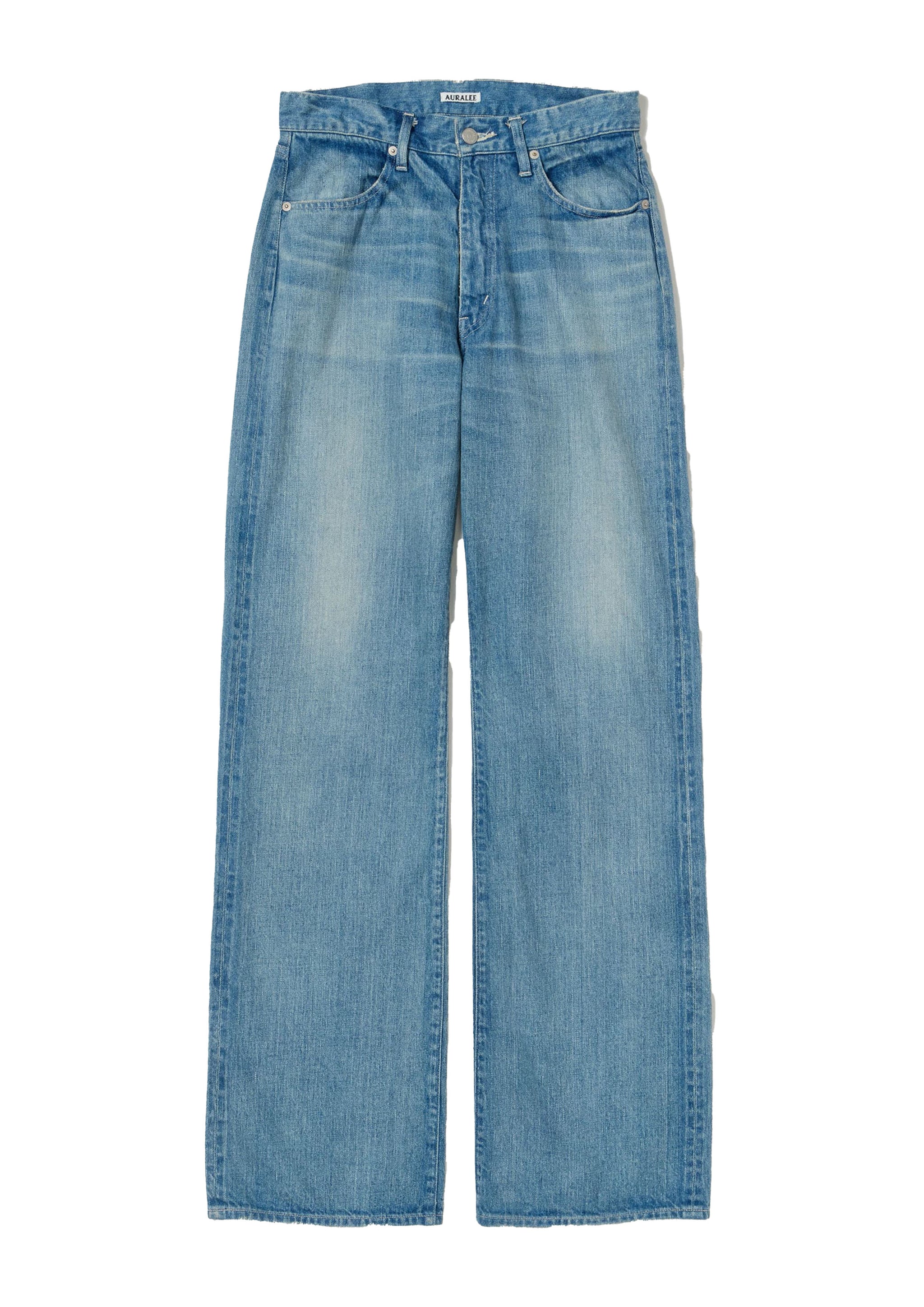 Namu Shop - Auralee Selvedge Faded Light Denim Pants - Light
