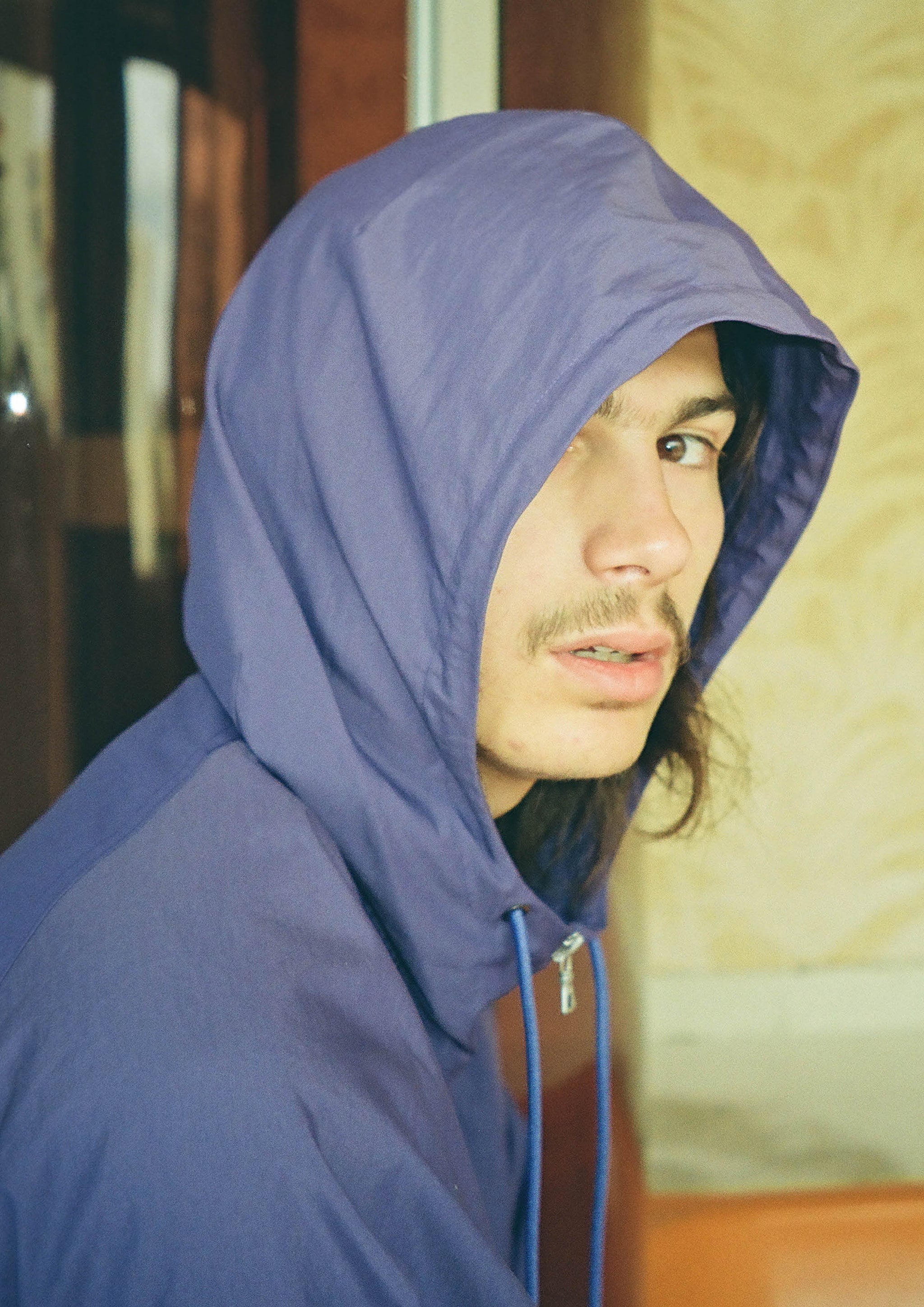 AURALEE WASHED COTTON NYLON HOODED ZIP オンライン ショップ