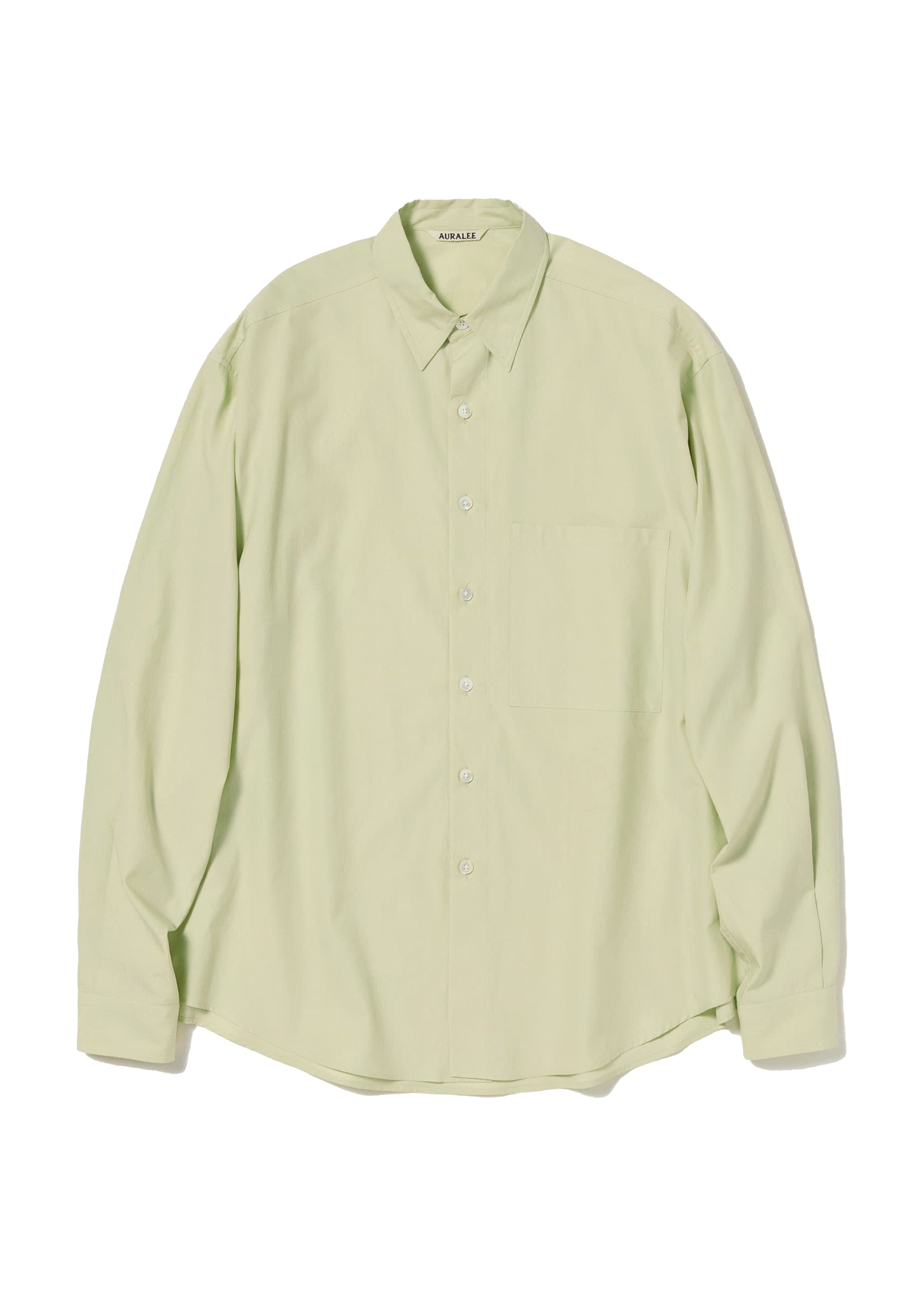 美品！オーラリー WASHED FINX TWILL BIG SHIRT 4 AURALEE WASHED FINX TWILL BIG SHIRT 4