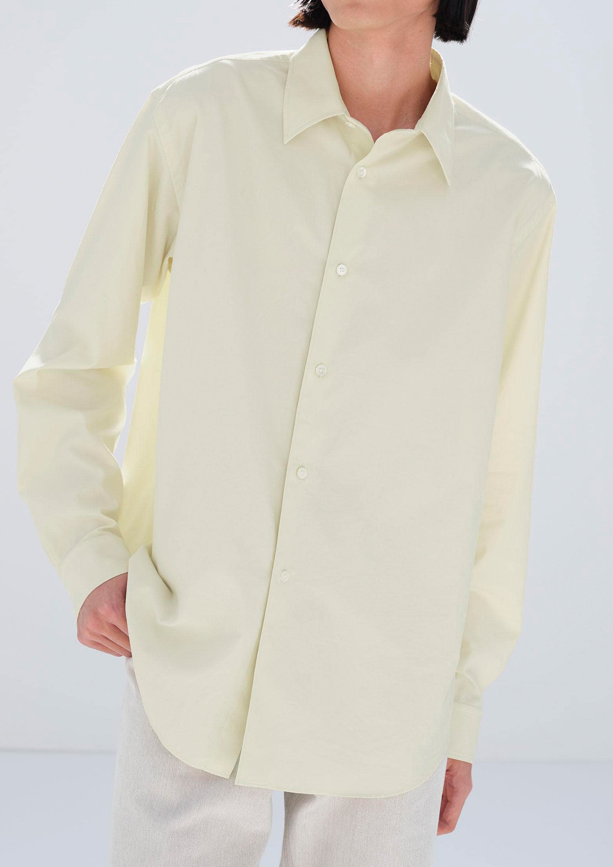 AURALEE - WASHED FINX TWILL SHIRT VANILLA – SOLAR MTP