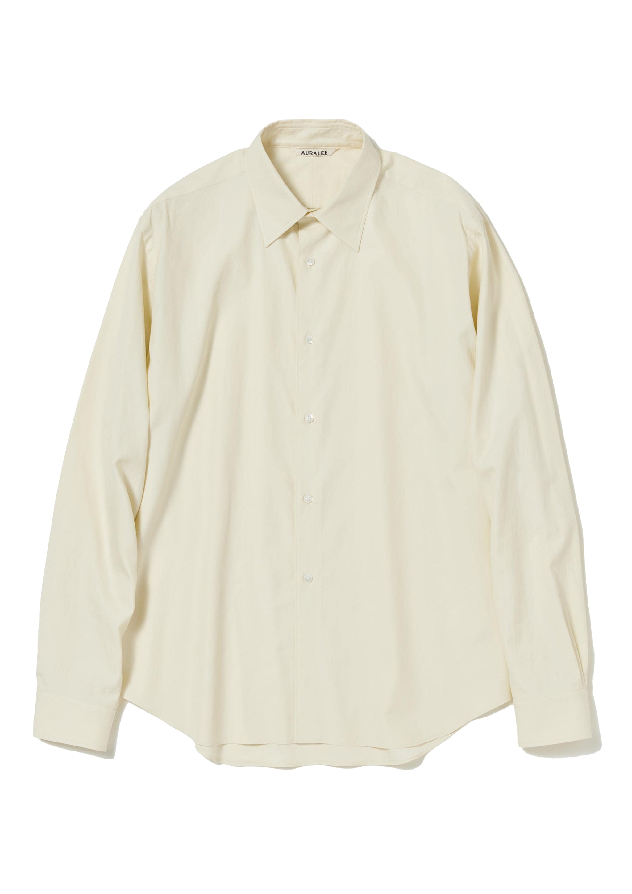 AURALEE - WASHED FINX TWILL SHIRT VANILLA – SOLAR MTP