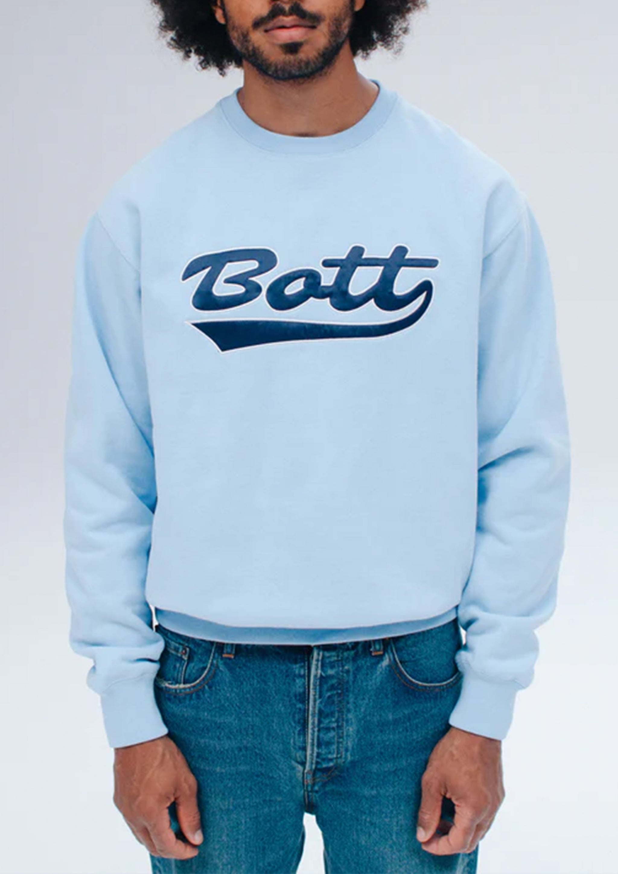 BoTT / SCRIPT LOGO CREWNECK / BLACK | Sophomore