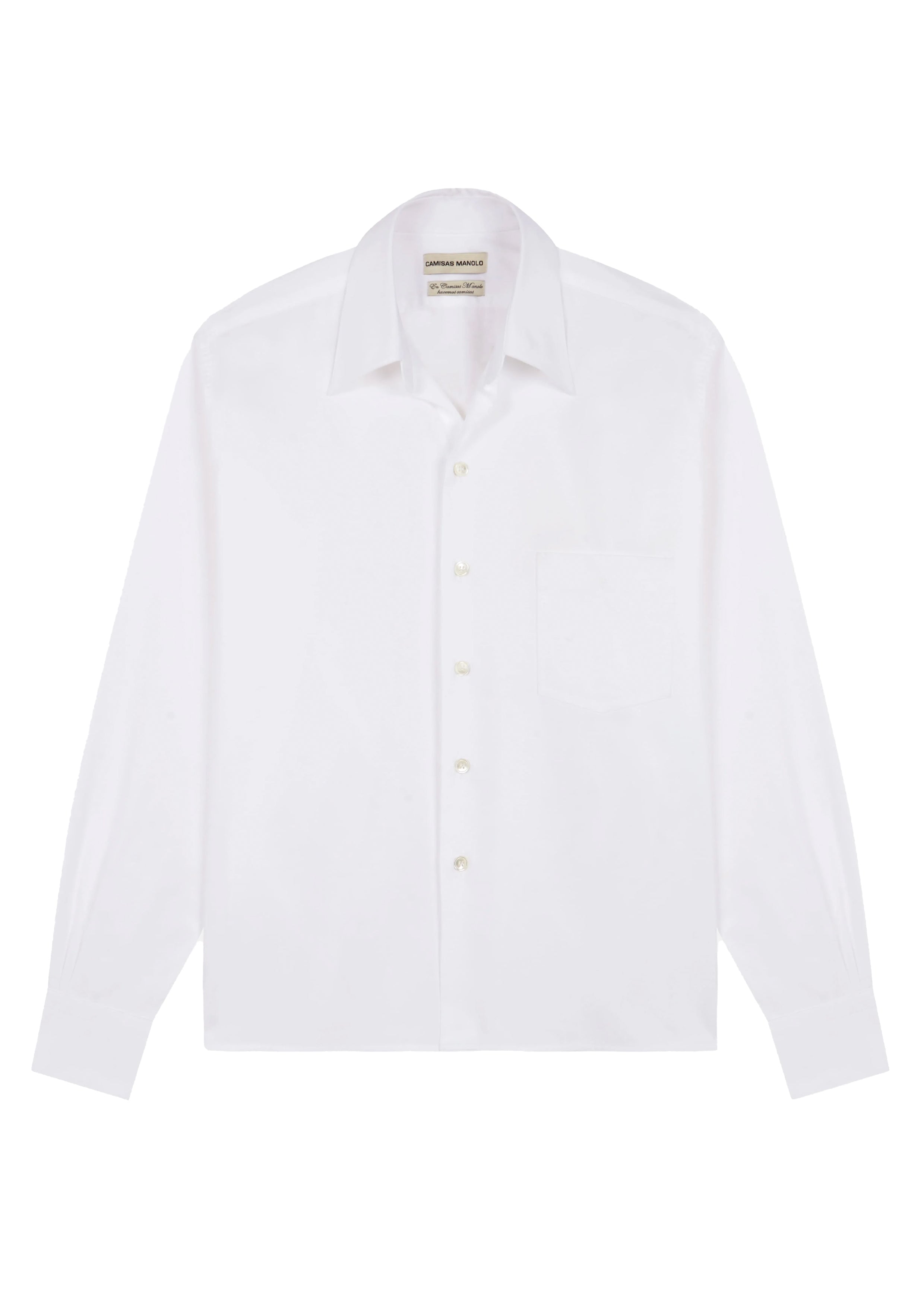 CAMISAS MANOLO - CAMPO SHIRT WHITE – SOLAR MTP