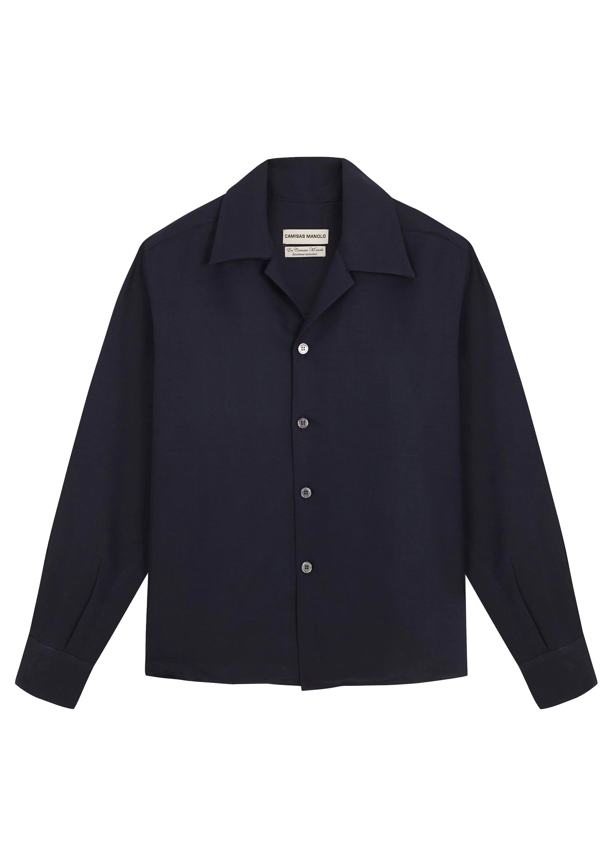CAMISAS MANOLO - NAVY BUENAS NOCHES SHIRT – SOLAR MTP