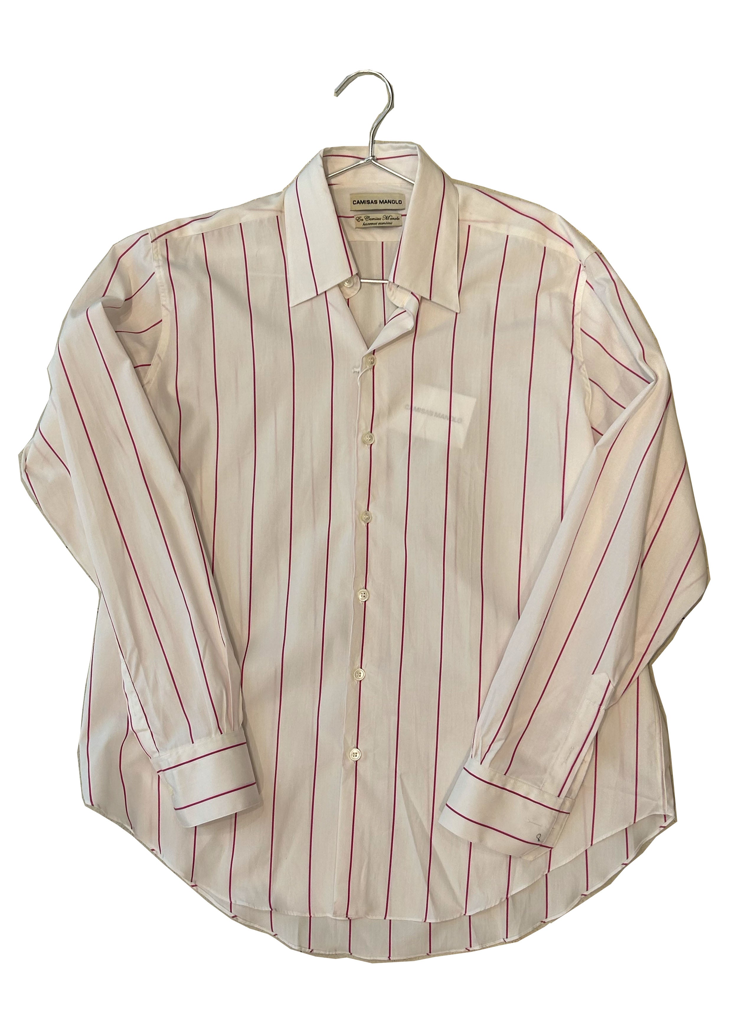 CAMISAS MANOLO stripe shirt size 46