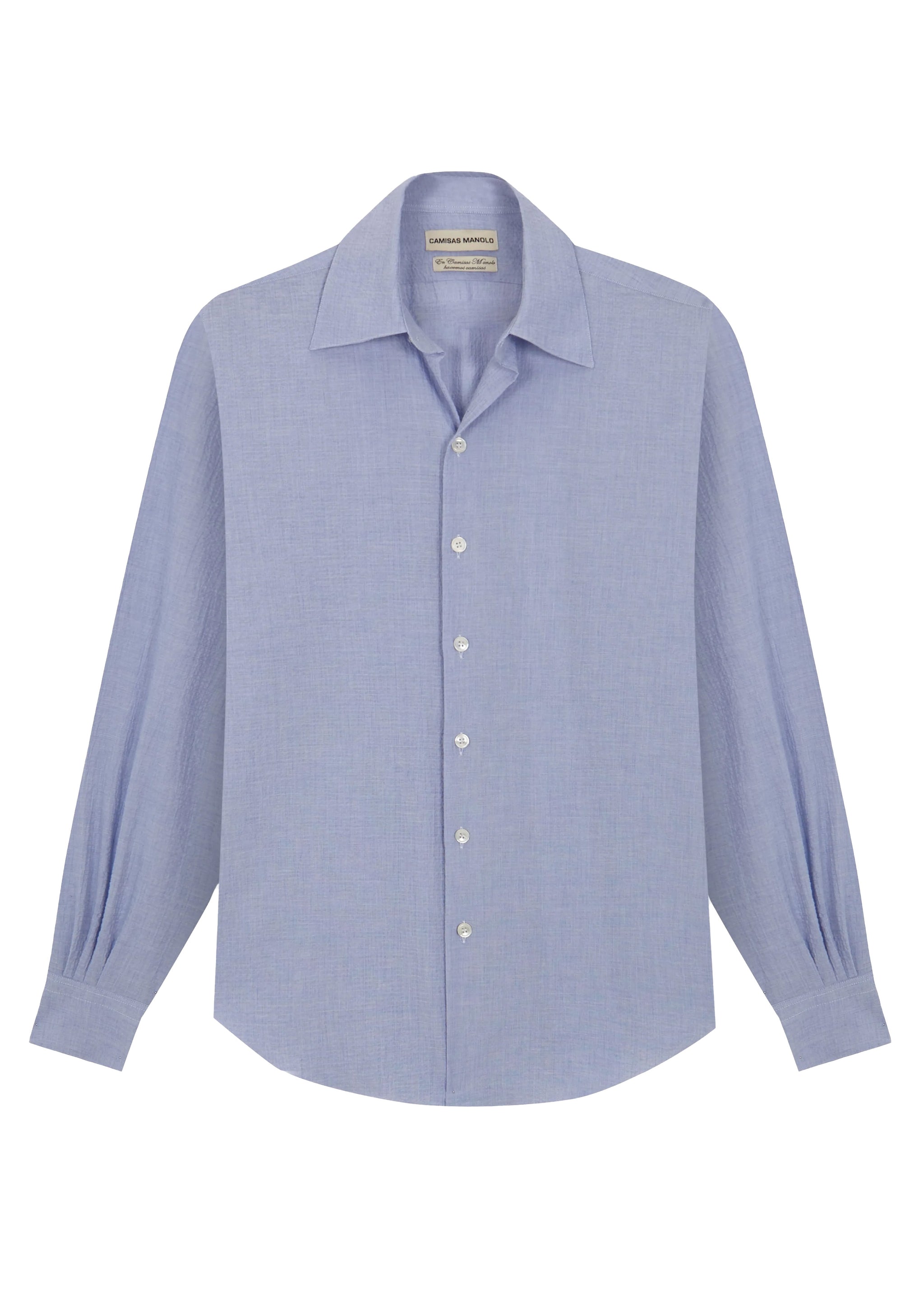 camisas manolo linen normal shirt 46 リネン MANOLOCAMISAS-