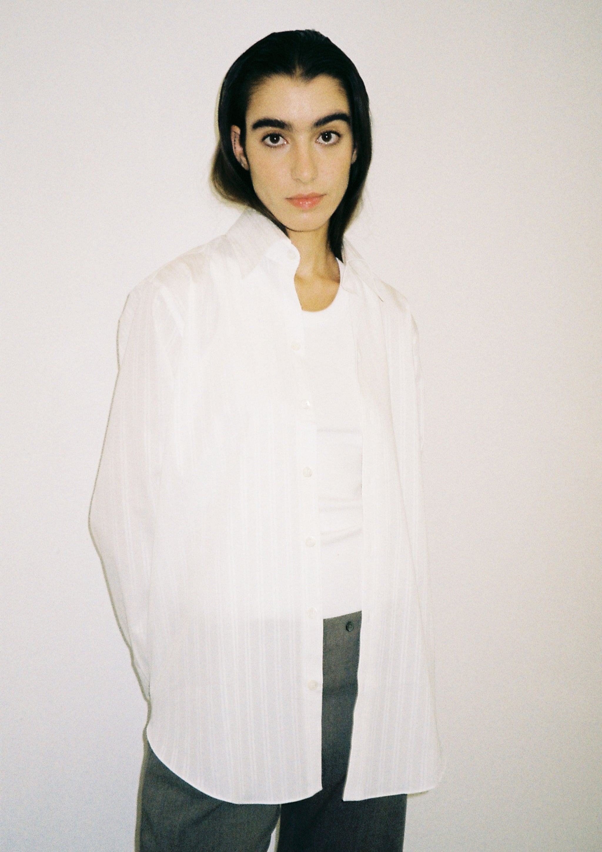 camisas manolo linen normal shirt 46 リネン MANOLOCAMISAS-