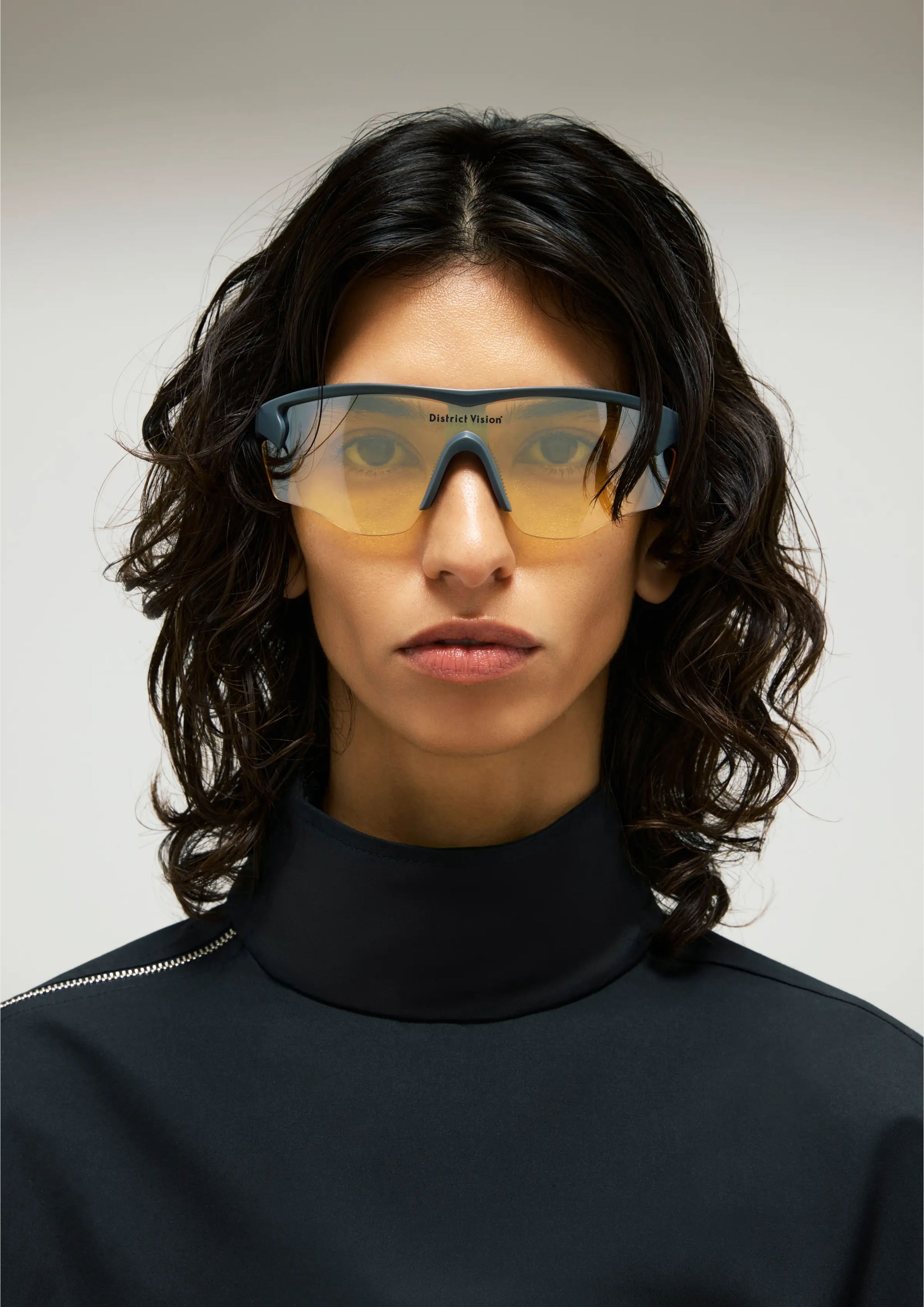 DISTRICT VISION - JUNYA RACER CARBON/D+ SPORTS YELLOW DISTRICT VISION - JUNYA RACER CARBON/D+ SPORTS YELLOW
