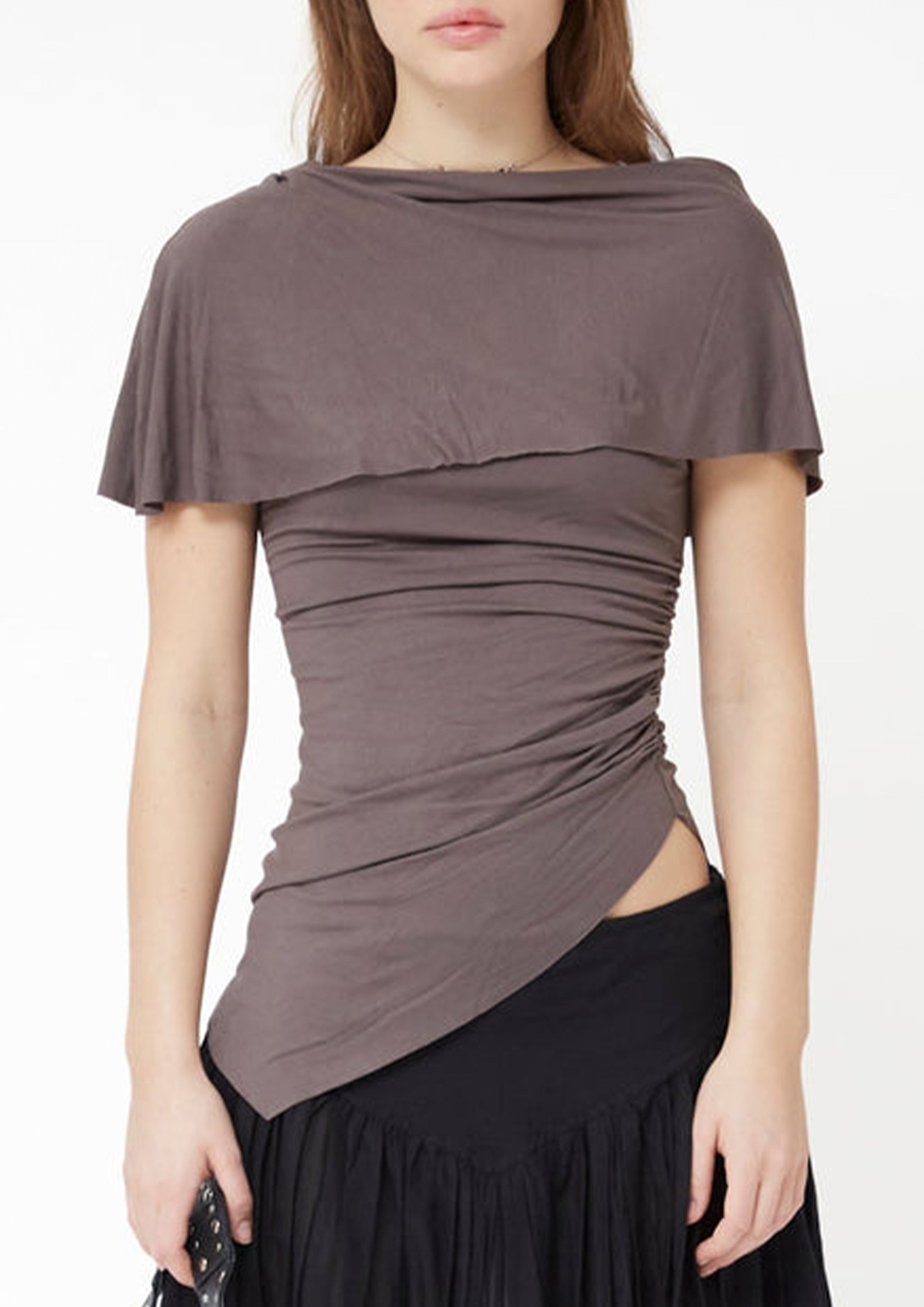 yo biotop 【Gimaguas】LUCIA TOP Lucia Top Grey Melange - Gimaguas
