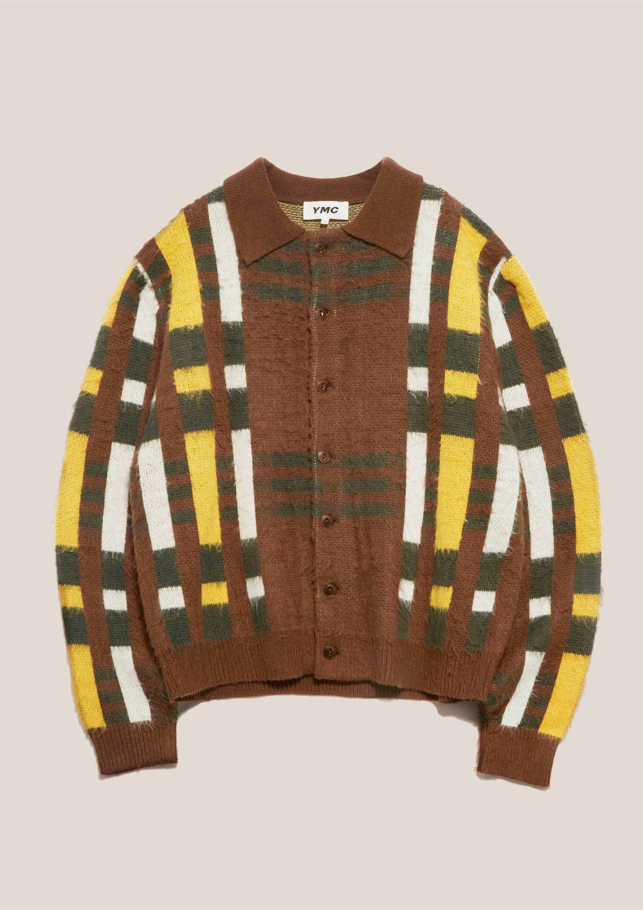 24時間以内発送【美品】YMC Rat Pack Knit Cardigan YMC Rat Pack Cardigan, Black – Glasswing