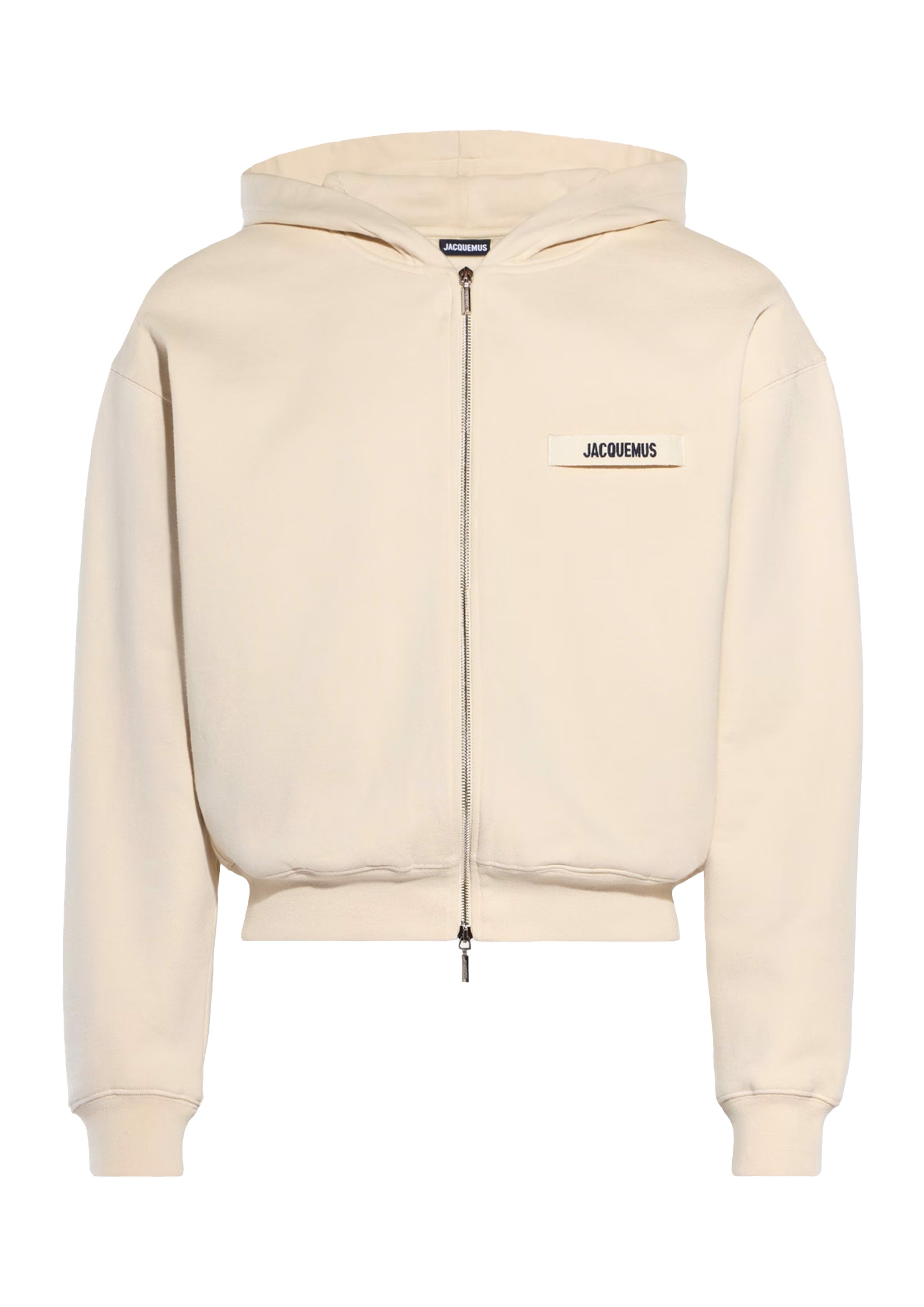 JACQUEMUS - LE HOODIE ZIP GROS GRAIN BEIGE – SOLAR MTP