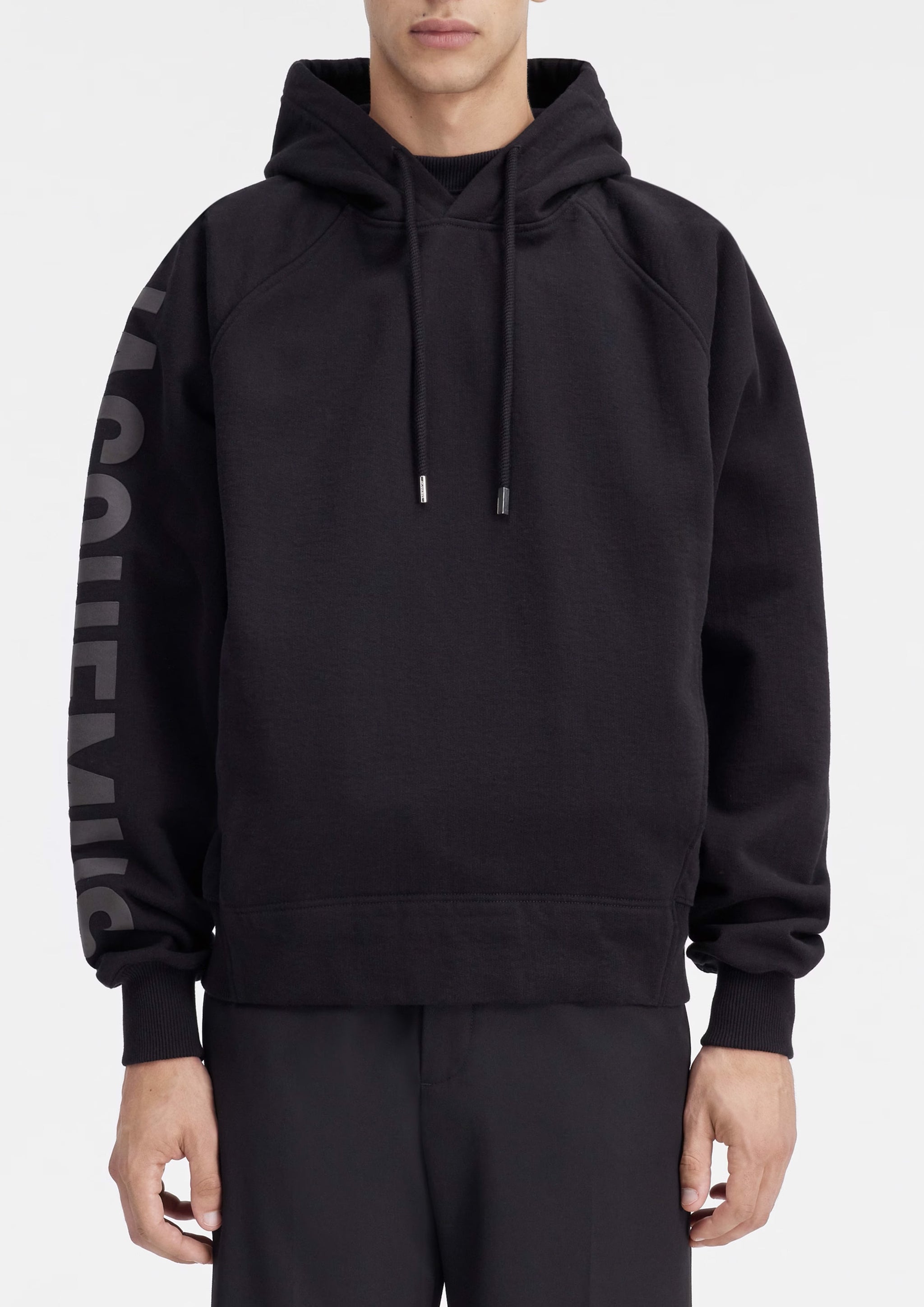 JACQUEMUS - LE HOODIE TYPO BLACK – SOLAR MTP