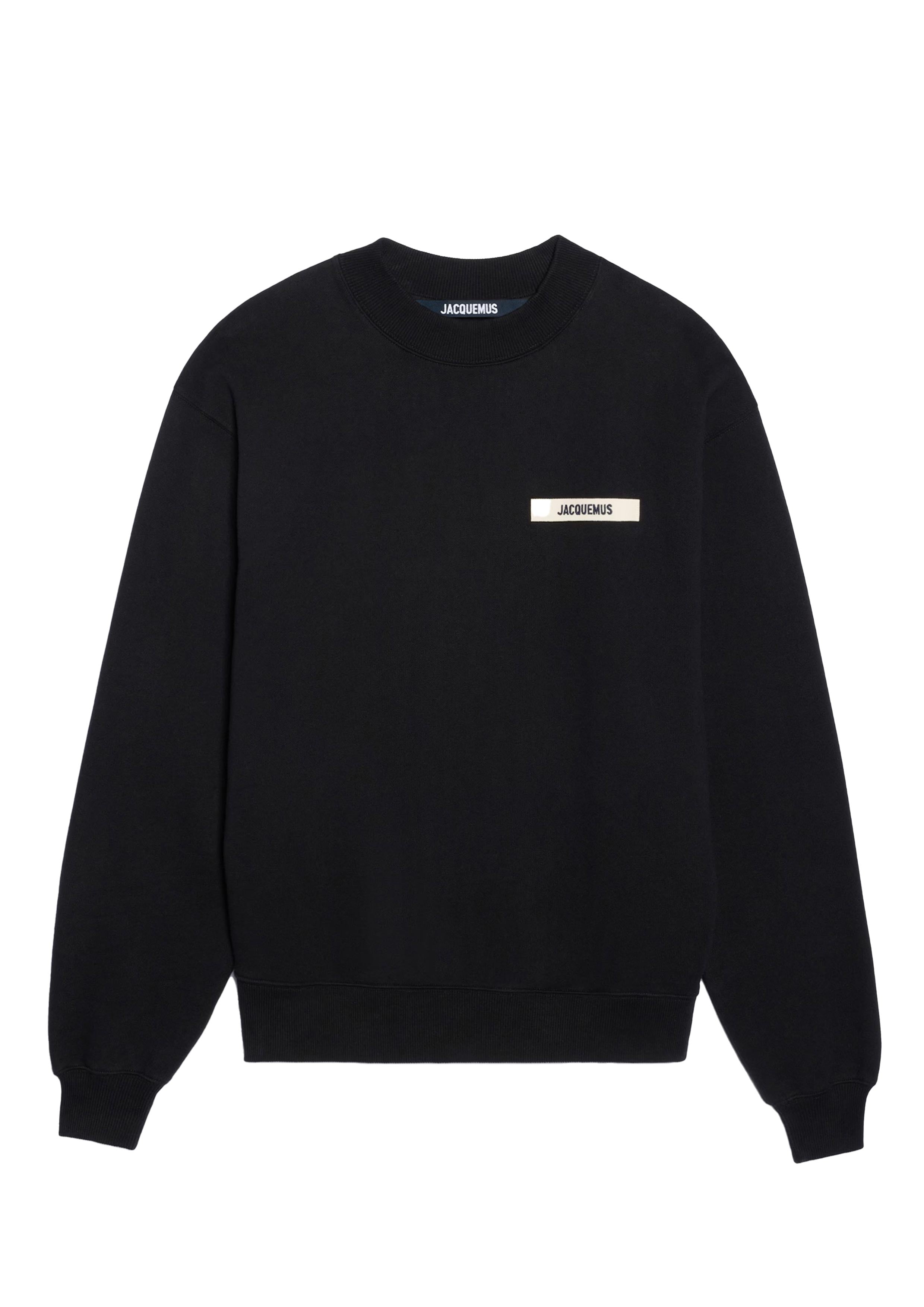 JACQUEMUS - LE SWEATSHIRT GROS GRAIN BLACK – SOLAR MTP