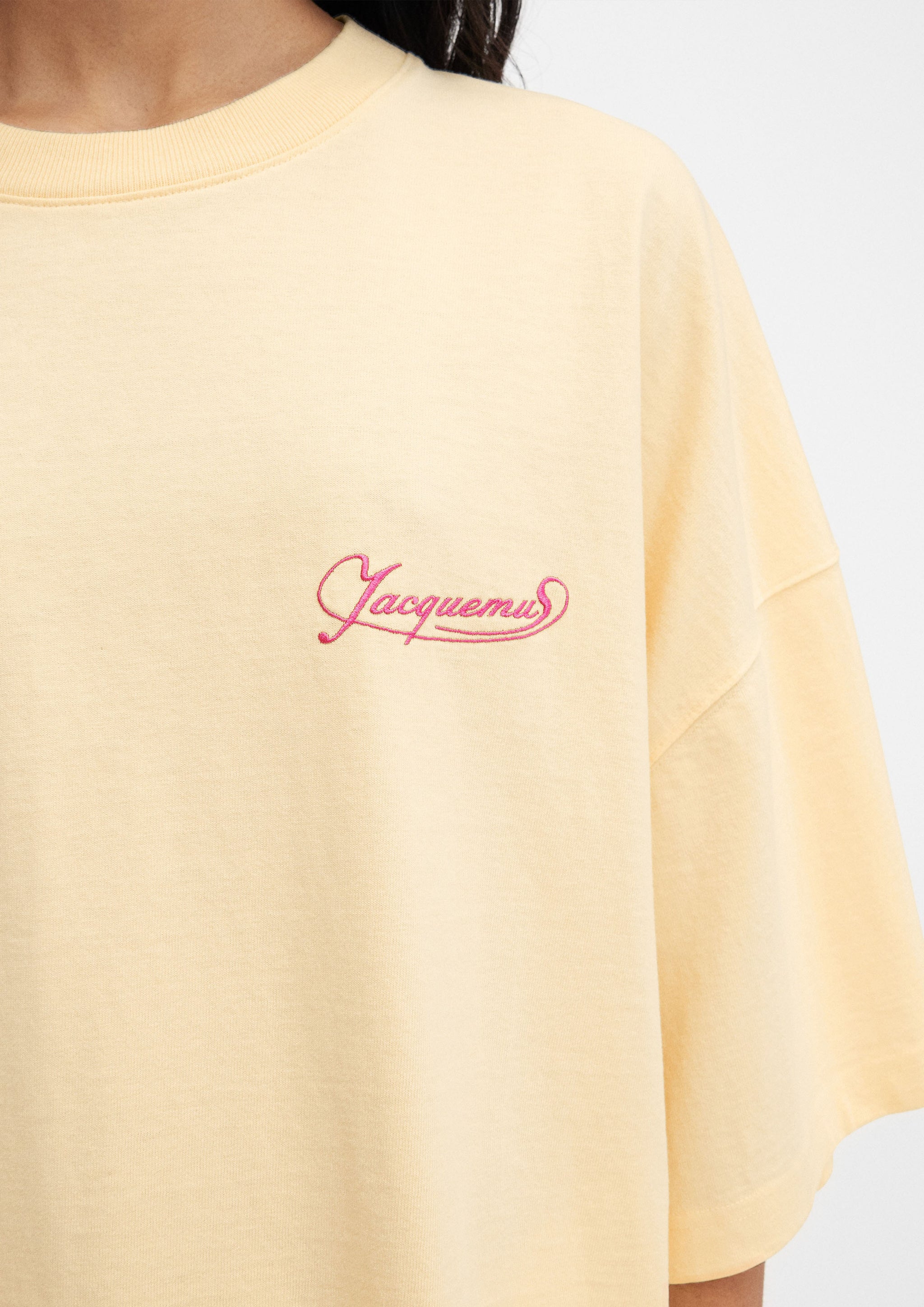 ★JACQUEMUS★ Le Cortot Short Sleeve T-Shirt Beige 251JS2162 JACQUEMUS_LE_TSHIRT_CORTO_UNI_