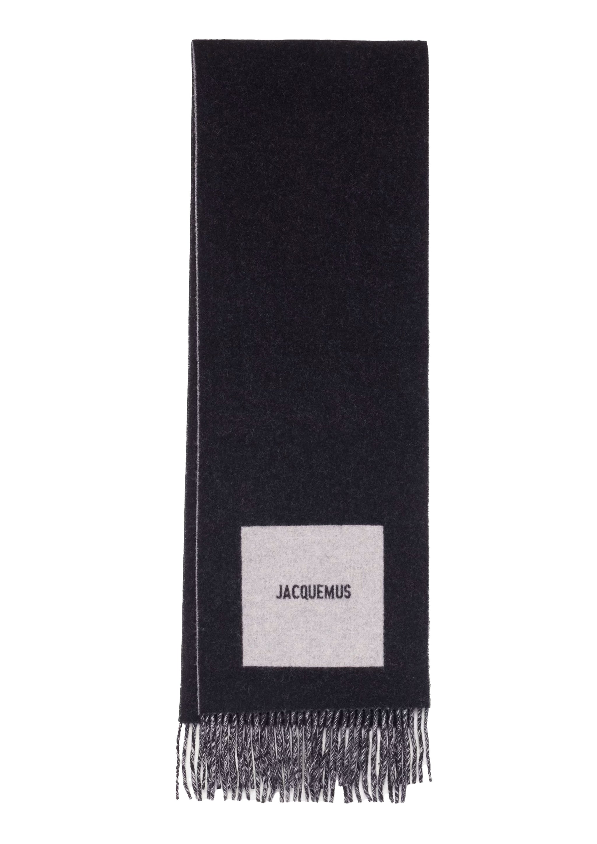 JACQUEMUS - L'ECHARPE ROND CARRE MULTI BLACK – SOLAR MTP