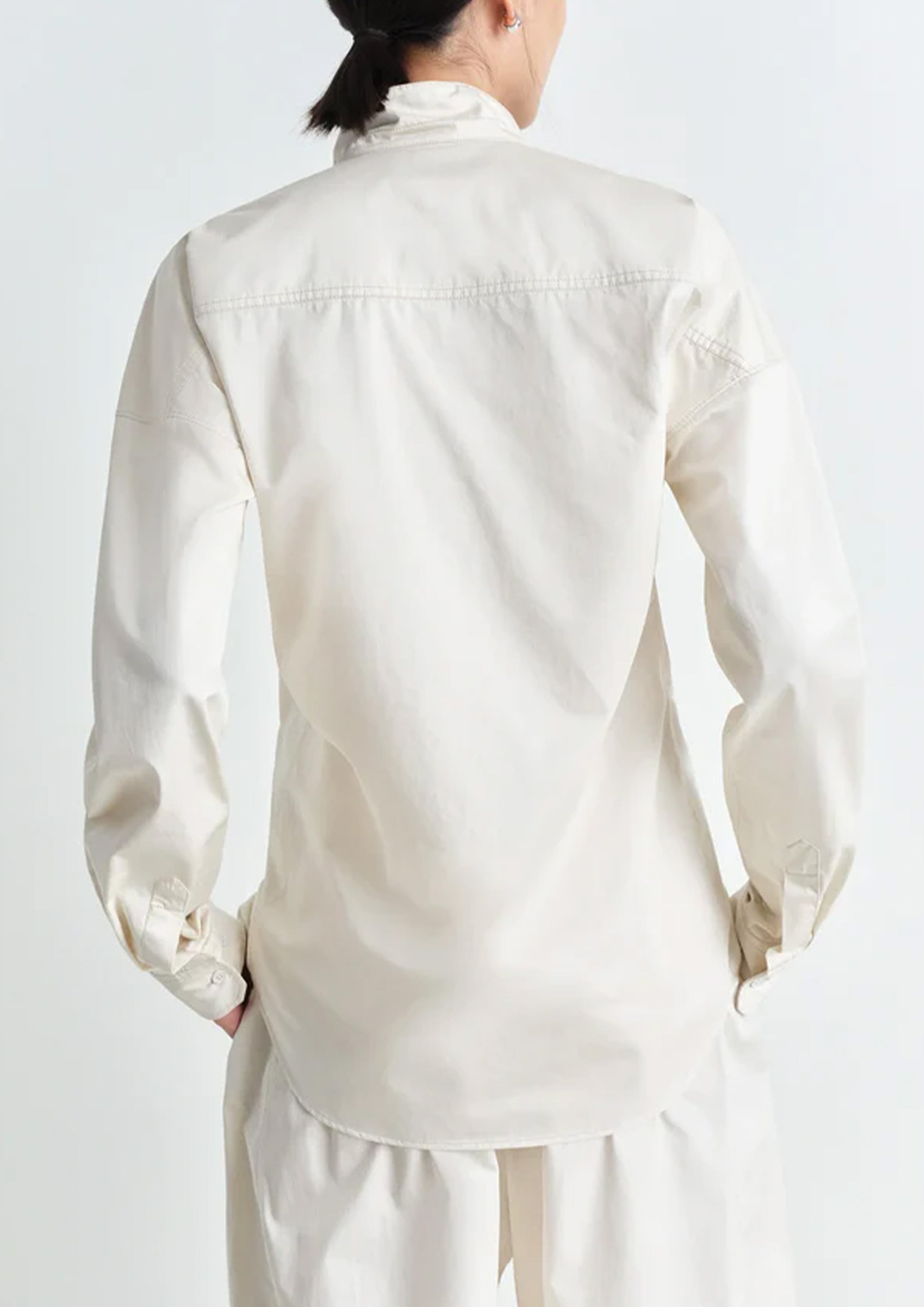 LEMAIRE_FITTED_SHIRT_CREAMY_WH
