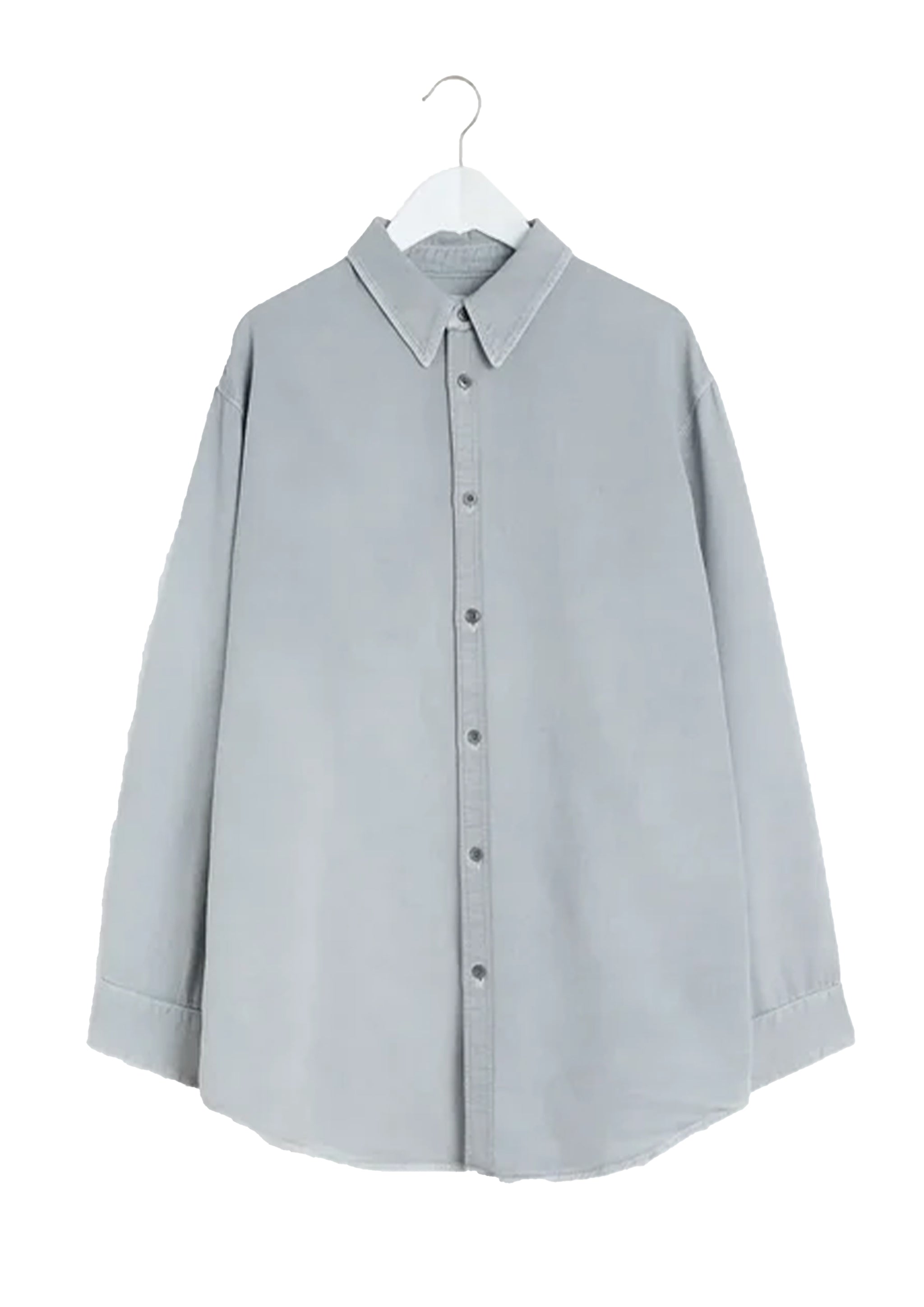 LEMAIRE - RELAXED SHIRT SNOWY BLUE GREY – SOLAR MTP