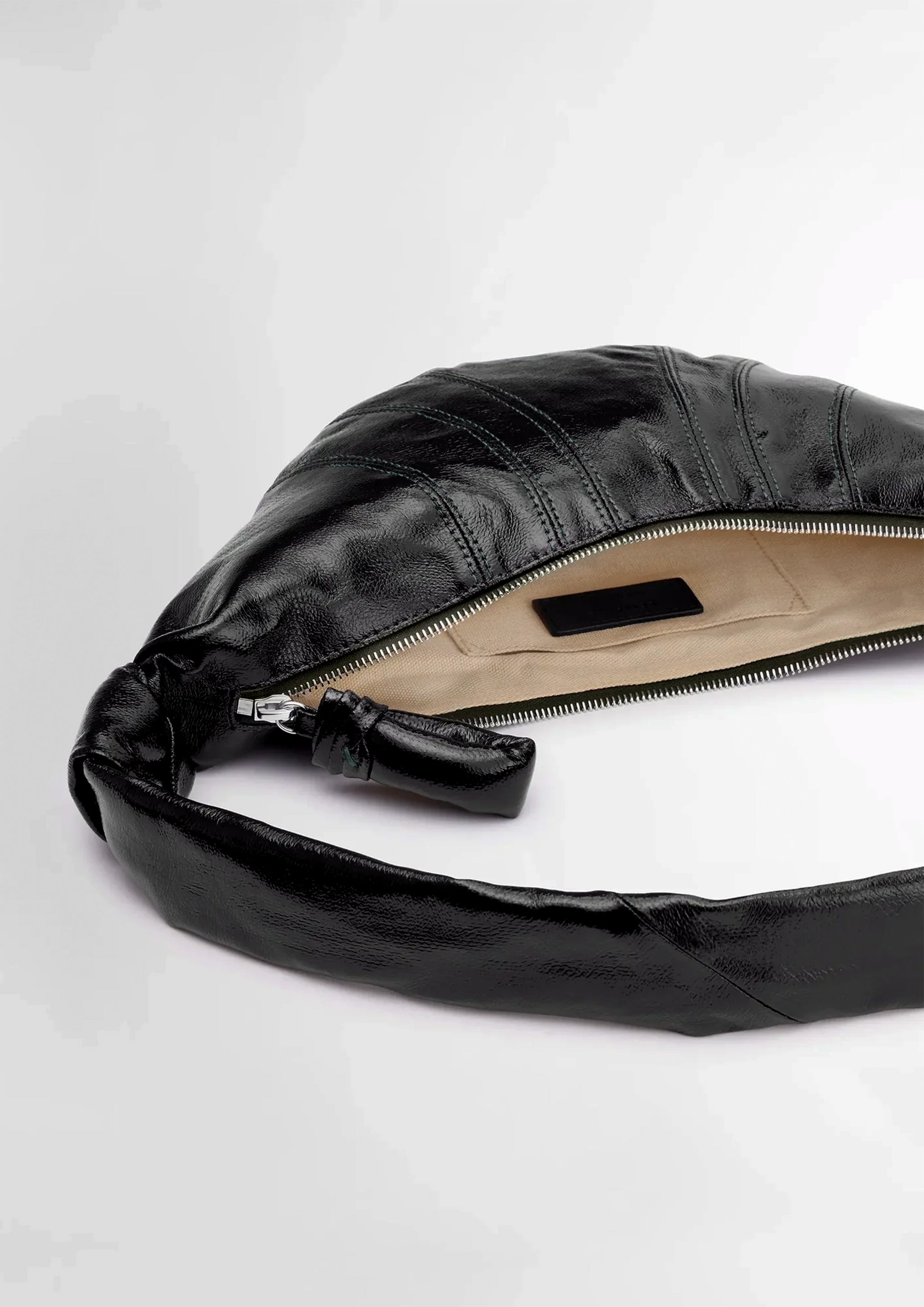LEMAIRE - SMALL CROISSANT BAG BLACK – SOLAR MTP
