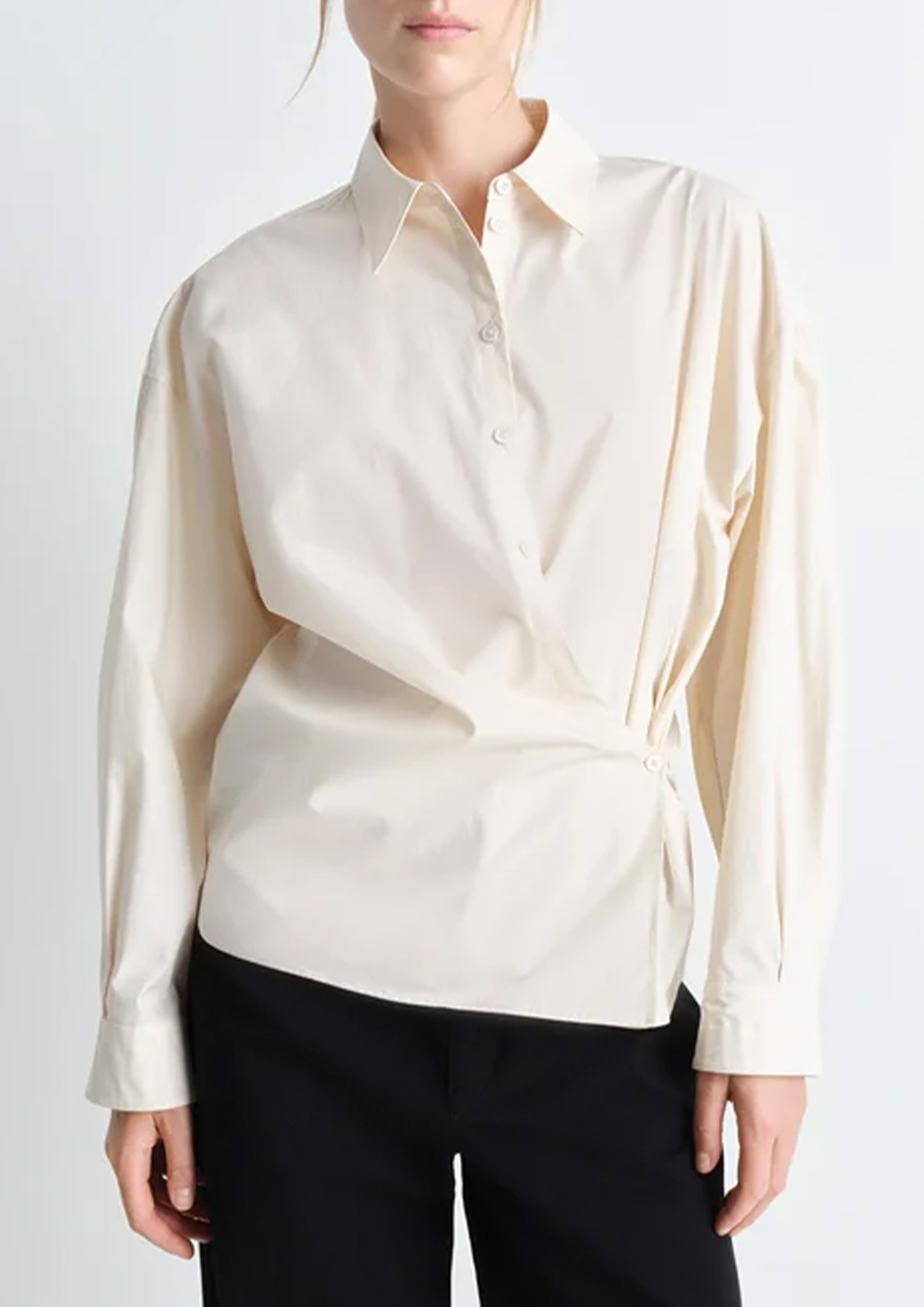 LEMAIRE コットントラウザー 46 Wrap Collar Cotton Trench – La Garçonne