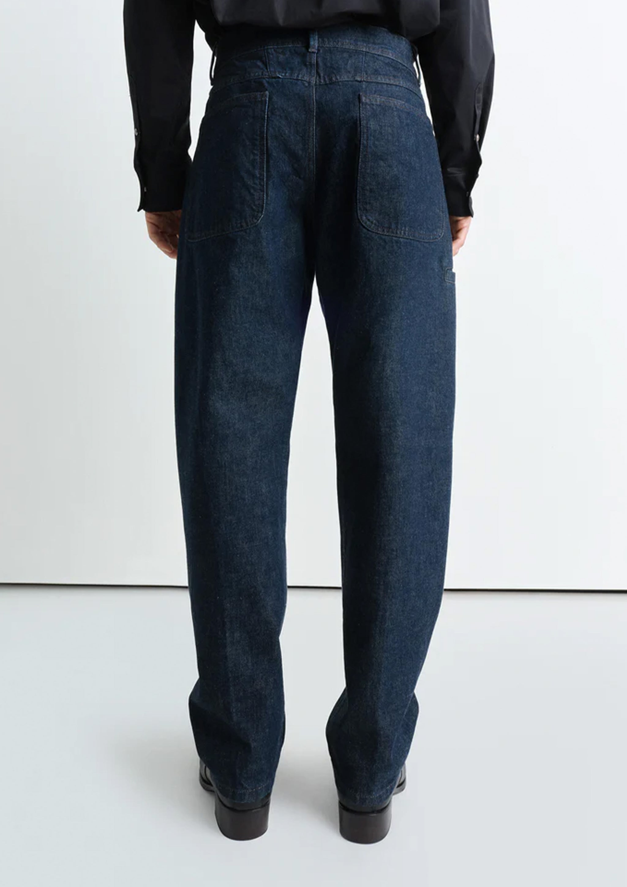 Lemaire｜JEANS (TWISTED PANTS (PA1051 LD1001 495)) Black Twisted Pants | LEMAIRE