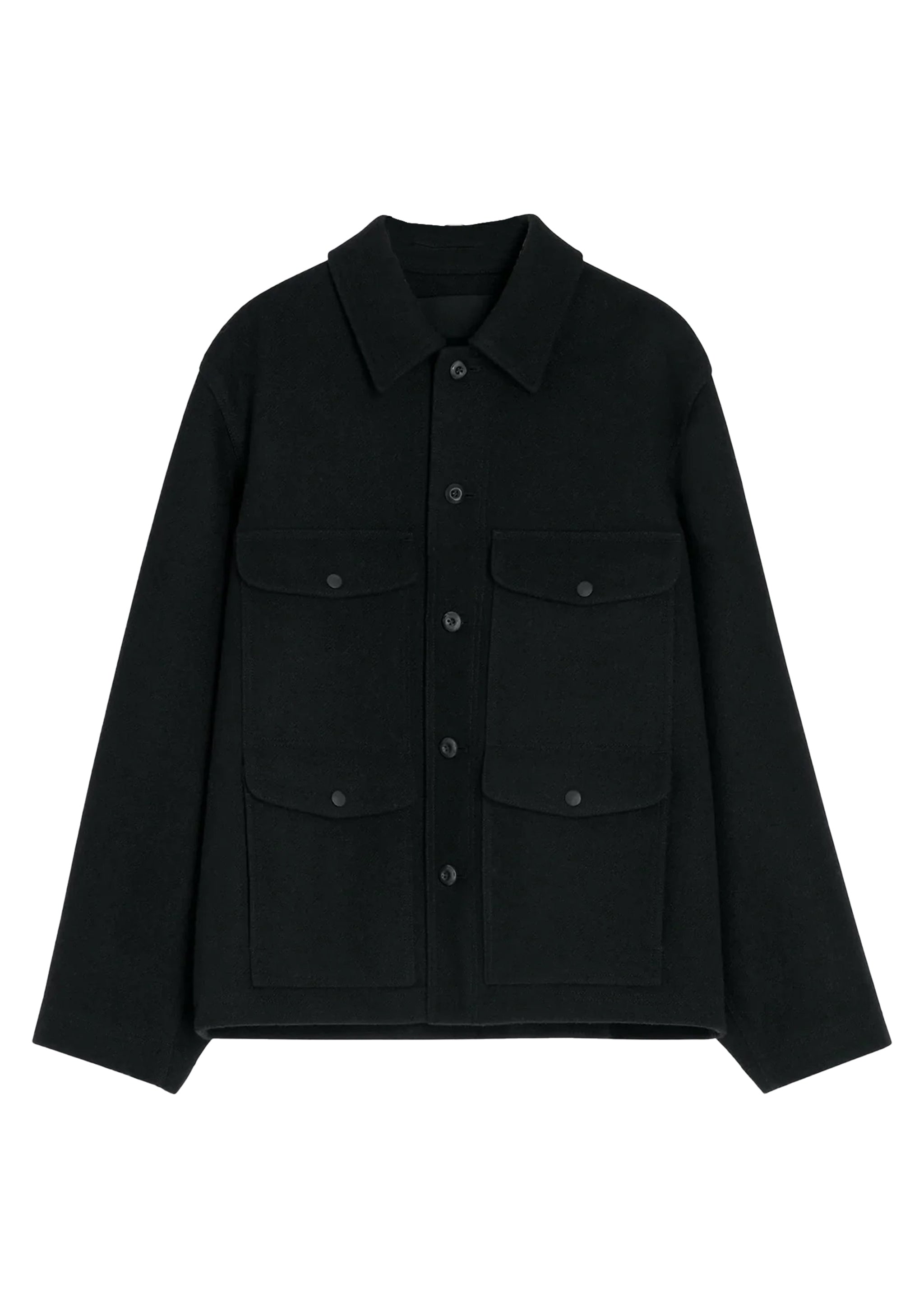 LEMAIRE 「UTILITY JACKET BLACK」 LEMAIRE - UTILITY JACKET BLACK – SOLAR MTP