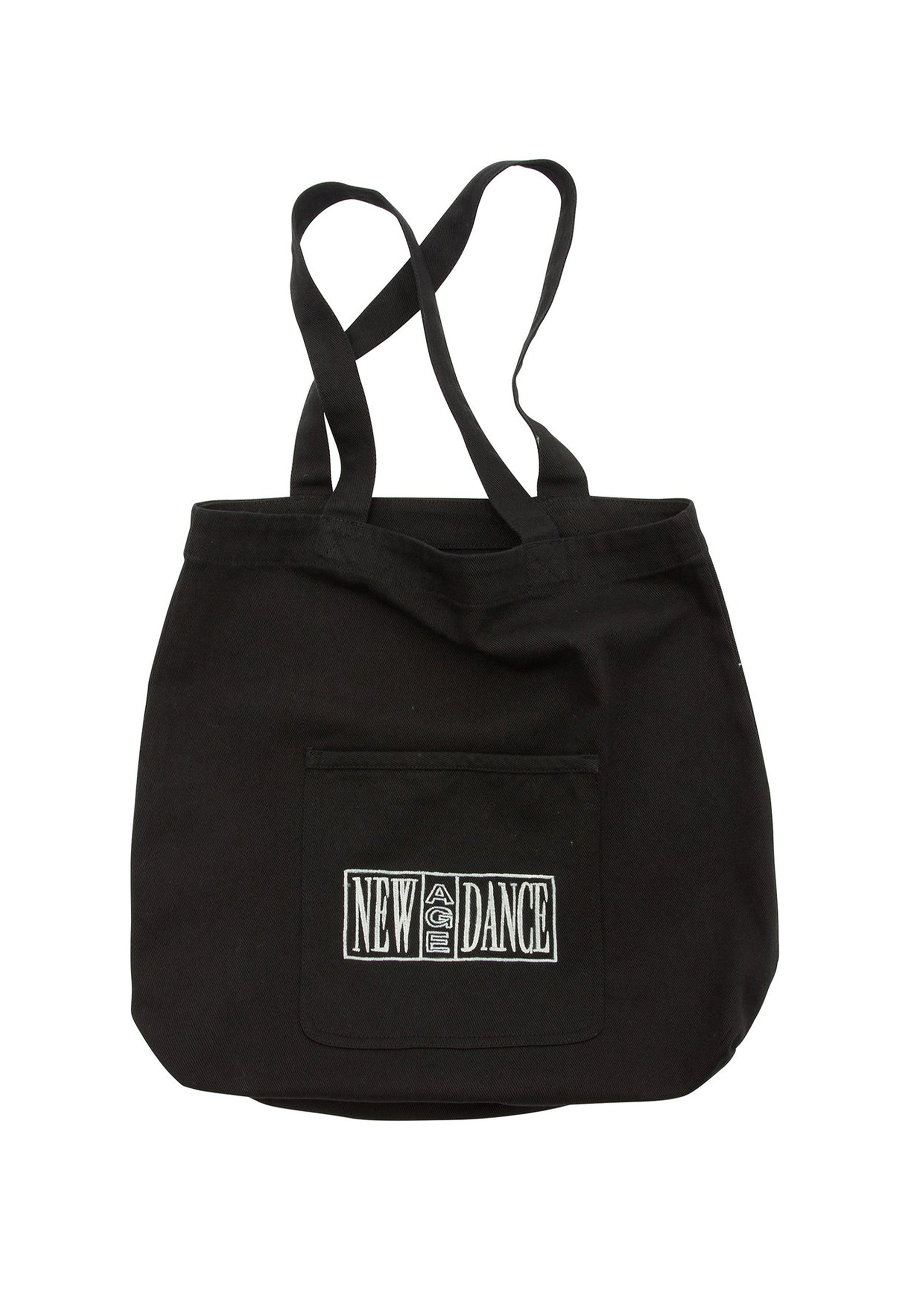 MAGIC CASTLES - NEW AGE DANCE RECORD TOTE VINTAGE BLACK