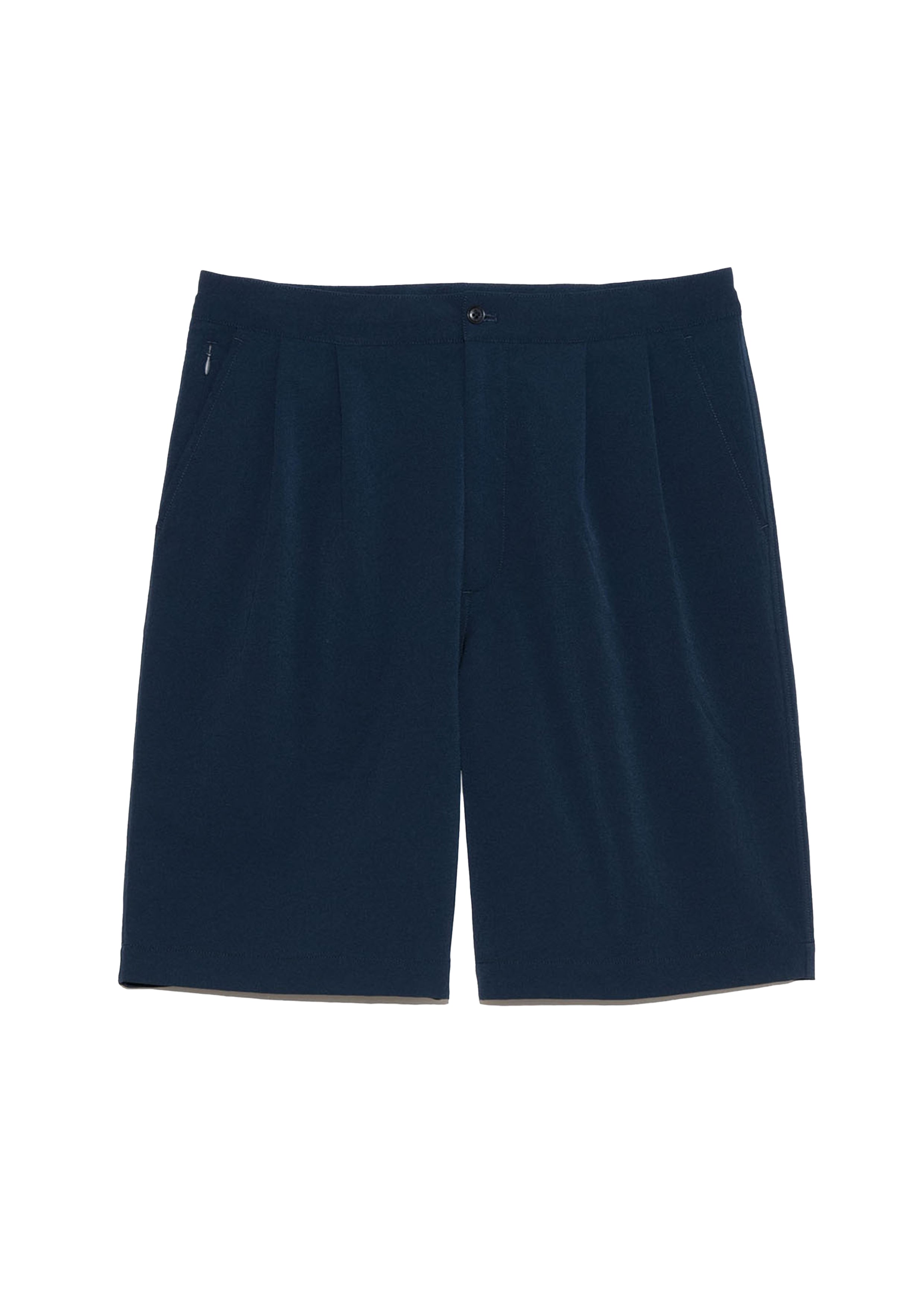 NANAMICA - ALPHADRY DOUBLE PLEATS SHORTS NAVY – SOLAR MTP