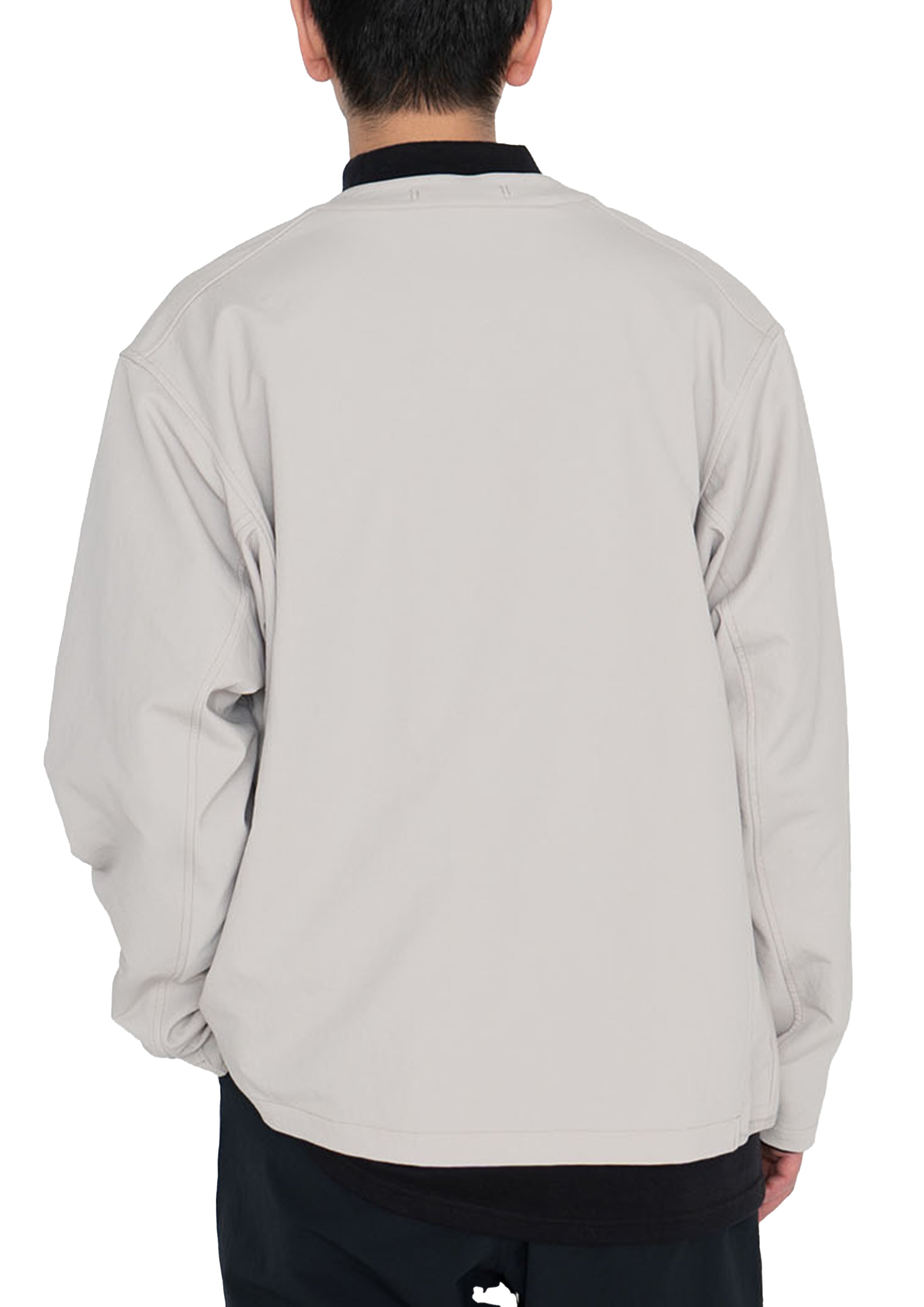 NANAMICA - ALPHADRY CARDIGAN PALE GRAY – SOLAR MTP NANAMICA - ALPHADRY CARDIGAN PALE GRAY – SOLAR MTP