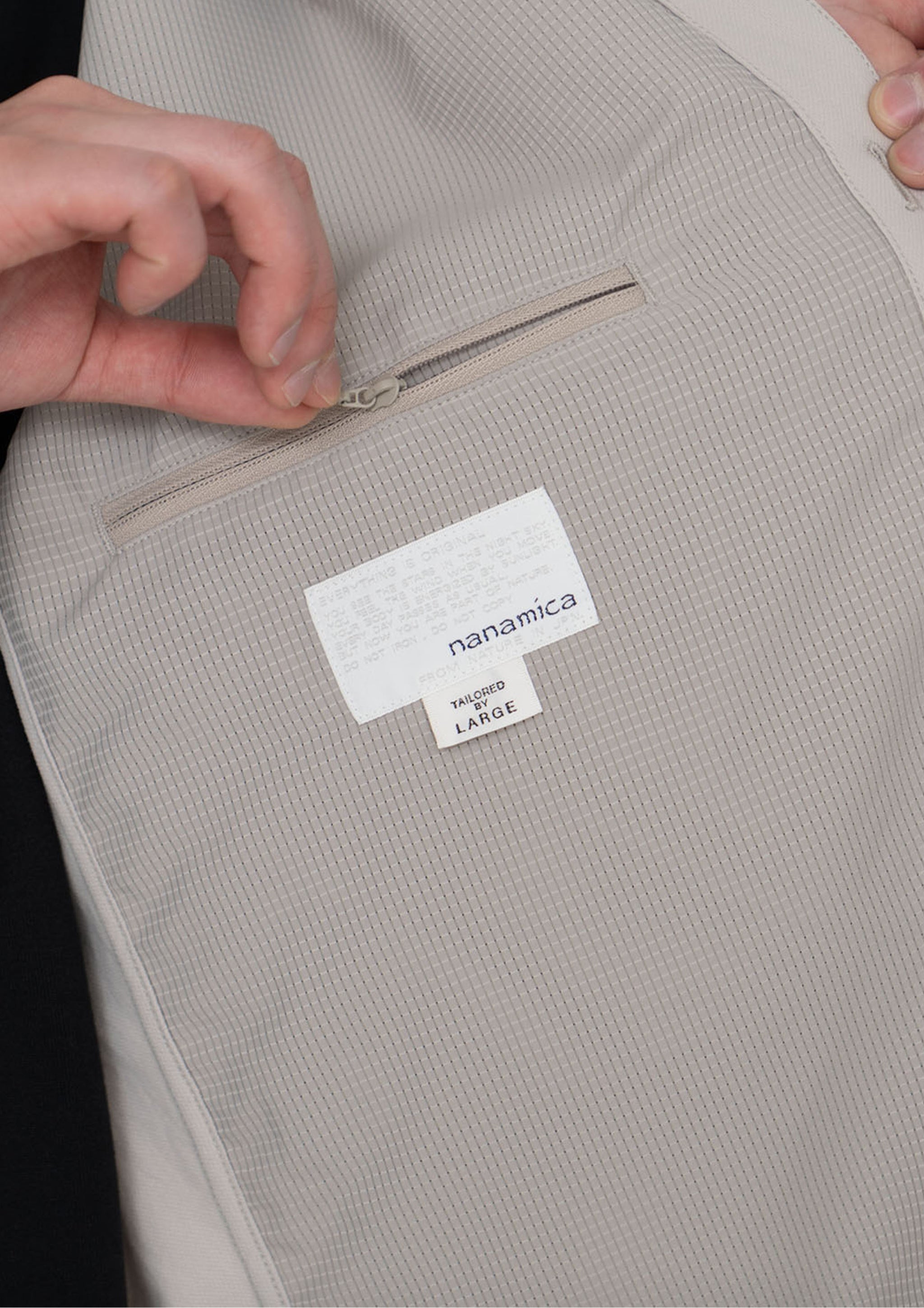 NANAMICA - ALPHADRY CARDIGAN PALE GRAY – SOLAR MTP